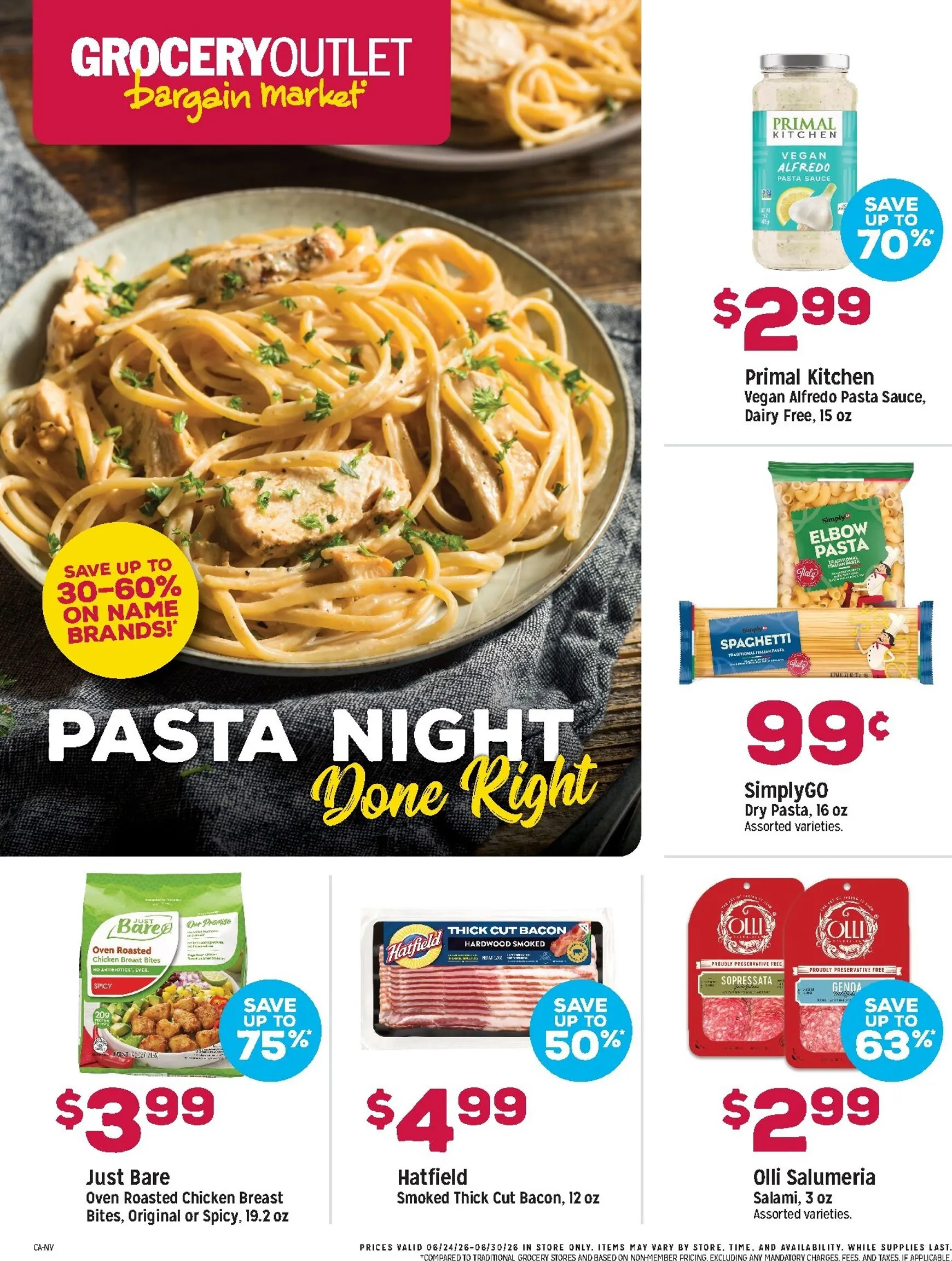 GROCERYOUTLET bargain market: Pasta Night Done Right