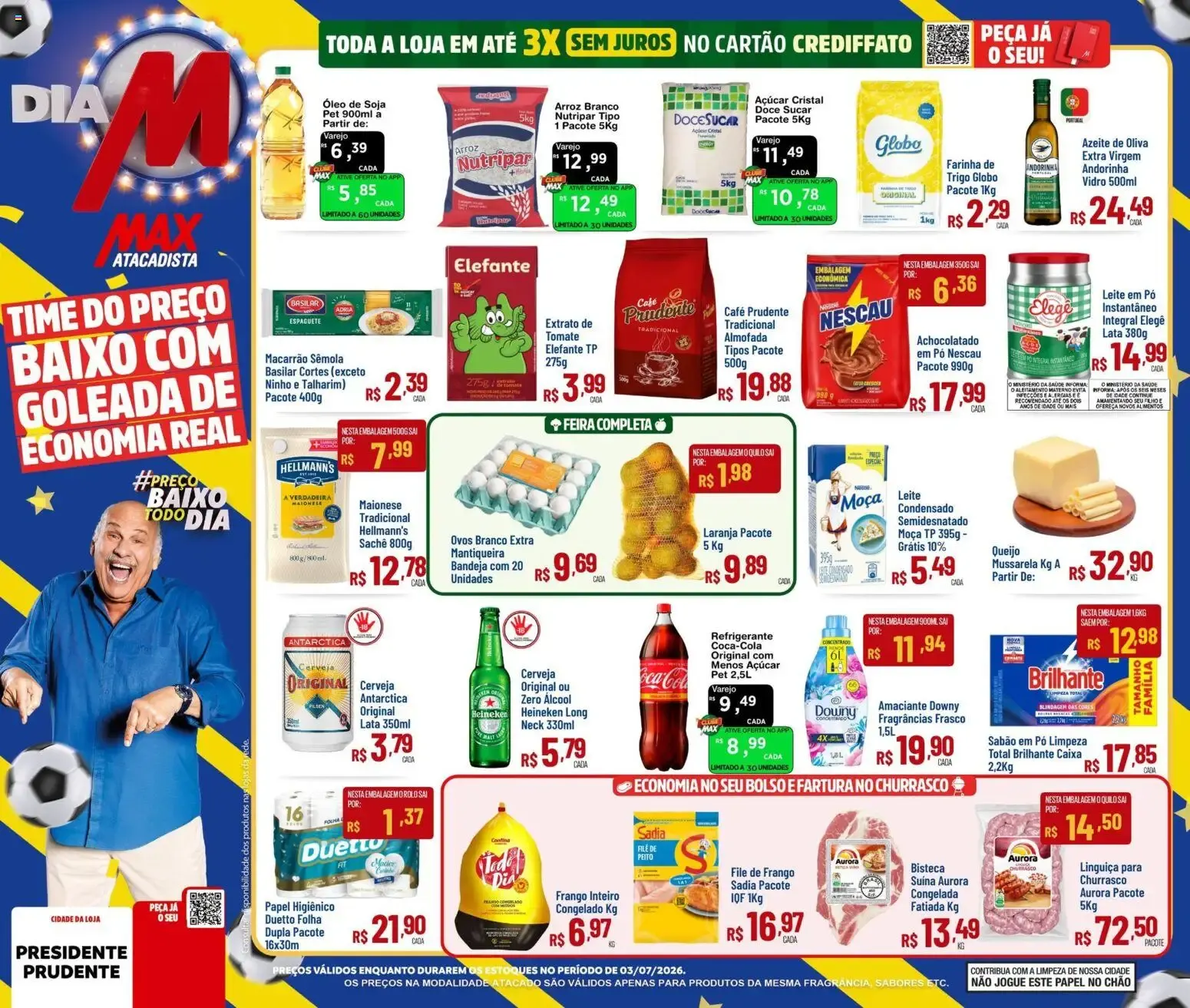 Encarte de Max Atacadista ofertas Dia M de 03/07/2026 | Promoções Online 3 de julho até 3 de julho 2026 - Pagina 1