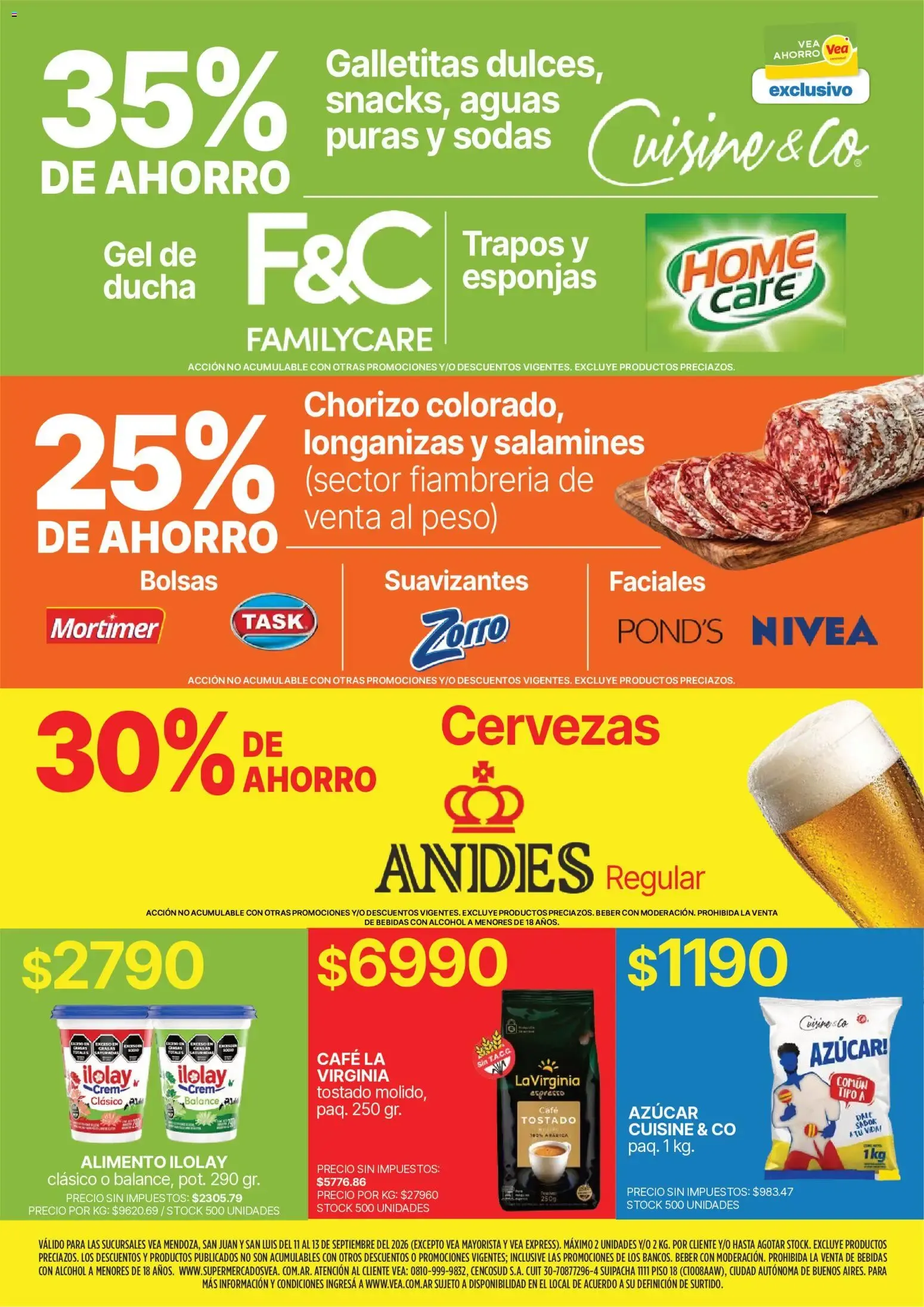 Ofertas de Vea - Volante Fin semana Cuyo del 11/09/2026 - 13/09/2026 11 de septiembre al 13 de septiembre 2026 - Página 9 del catálogo