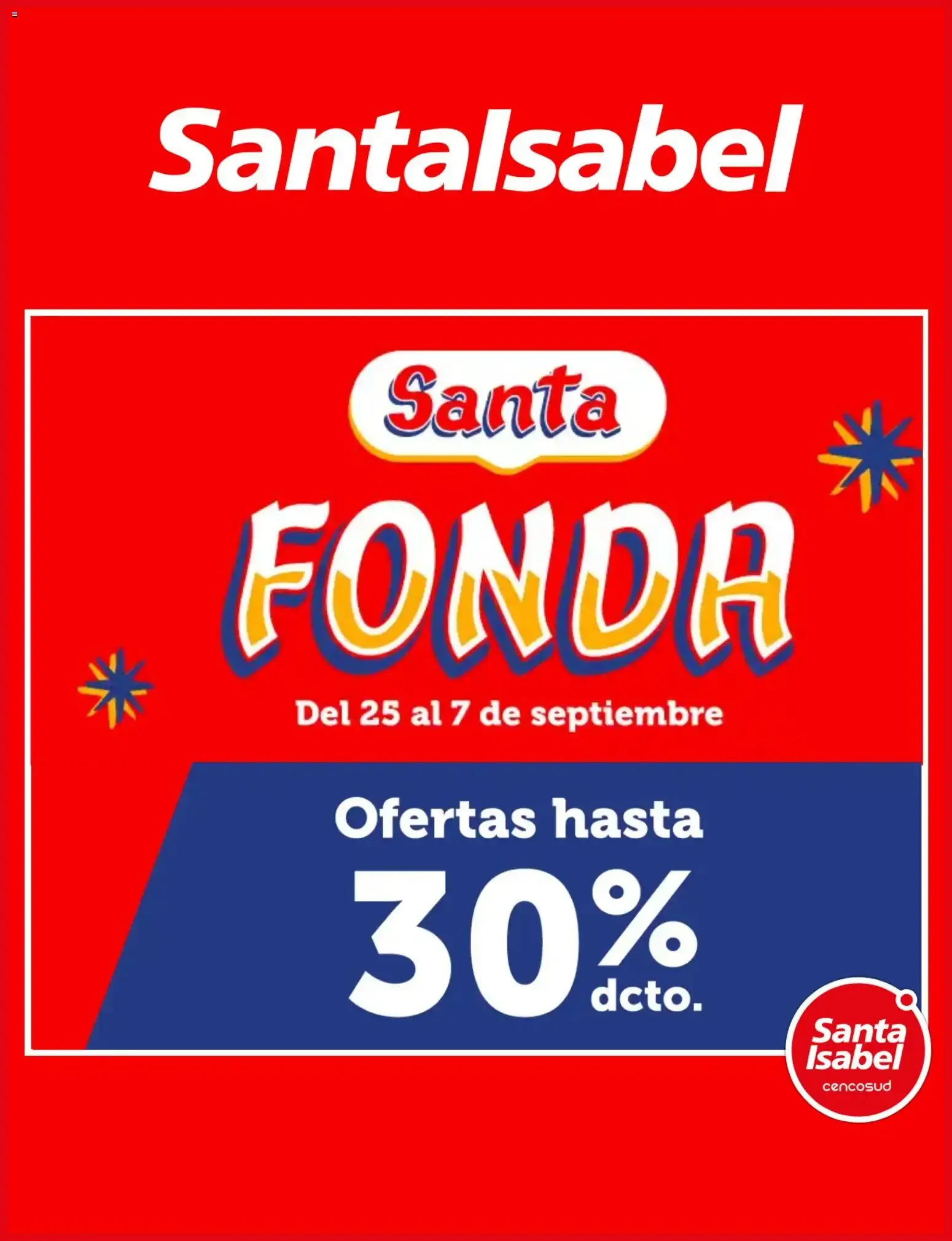 Catálogo de Santa Fonda de Santa Isabel 25 de agosto al 7 de septiembre 2026 - Página 1