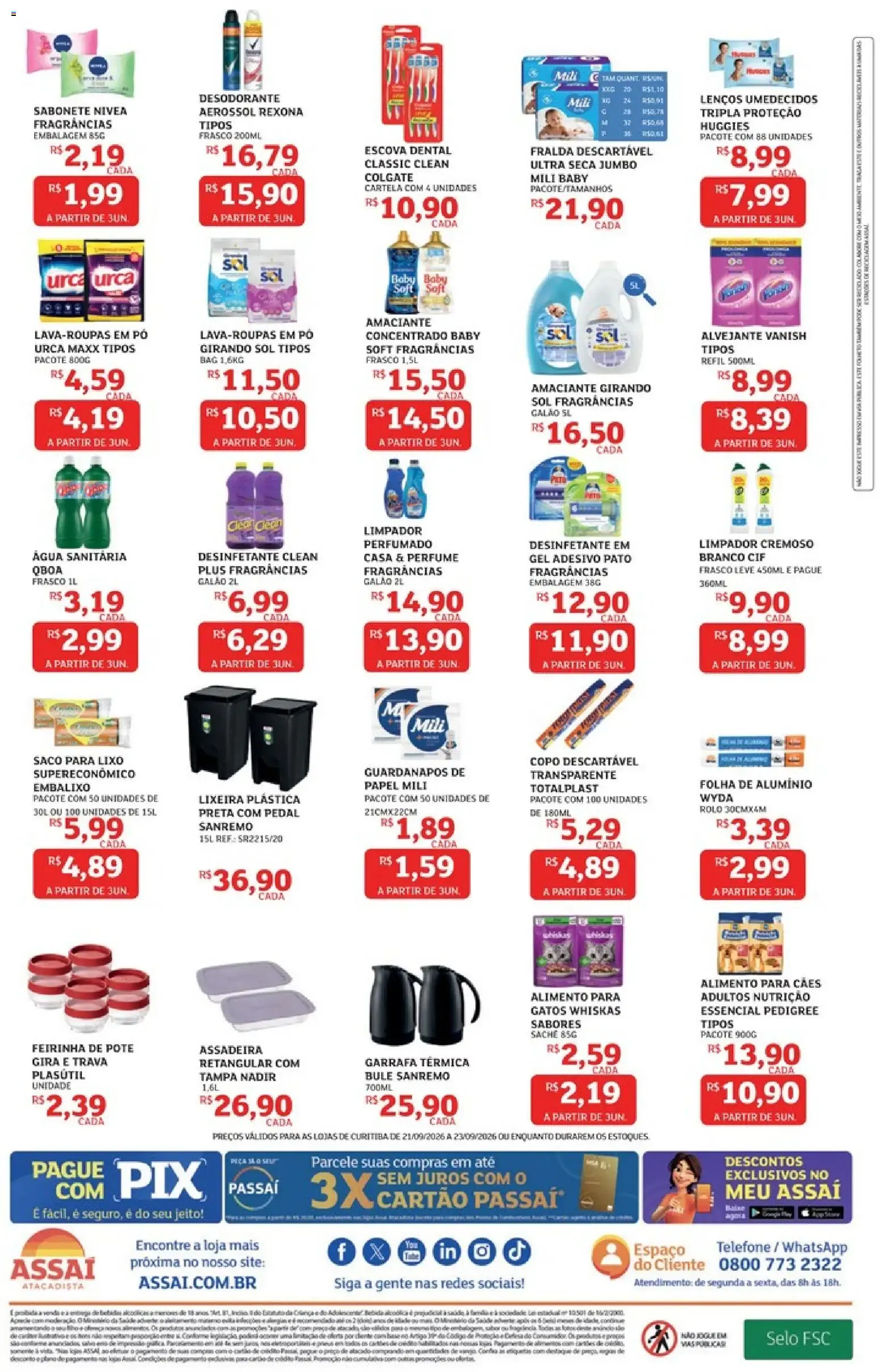 Encarte de Assaí Atacadista ofertas - PR de 21/09/2026 | Promoções Online 21 de setembro até 23 de setembro 2026 - Pagina 4