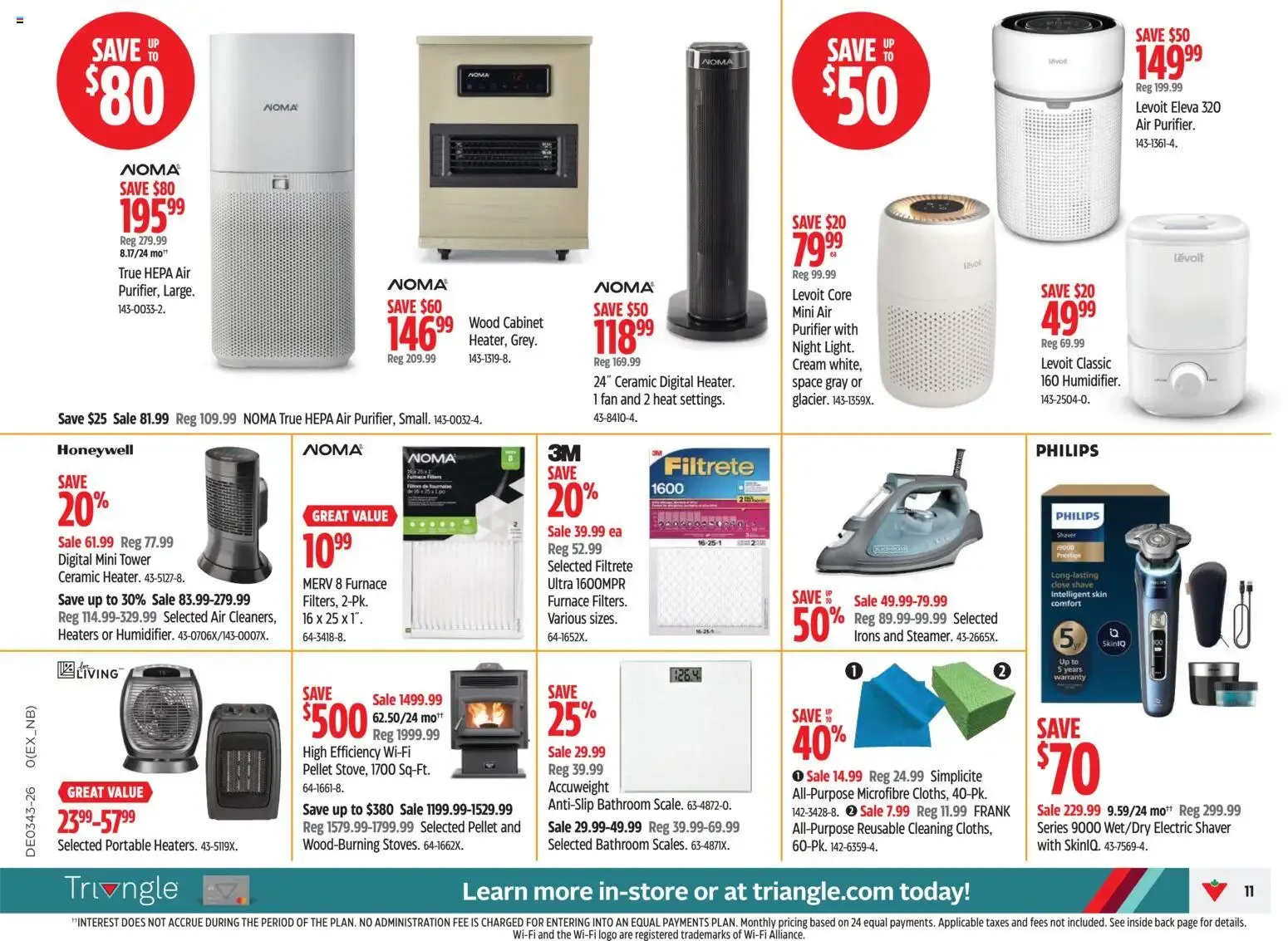 Canadian Tire Canada's Fall Store Deals from October 22 to October 28 2026 - flyer page 10