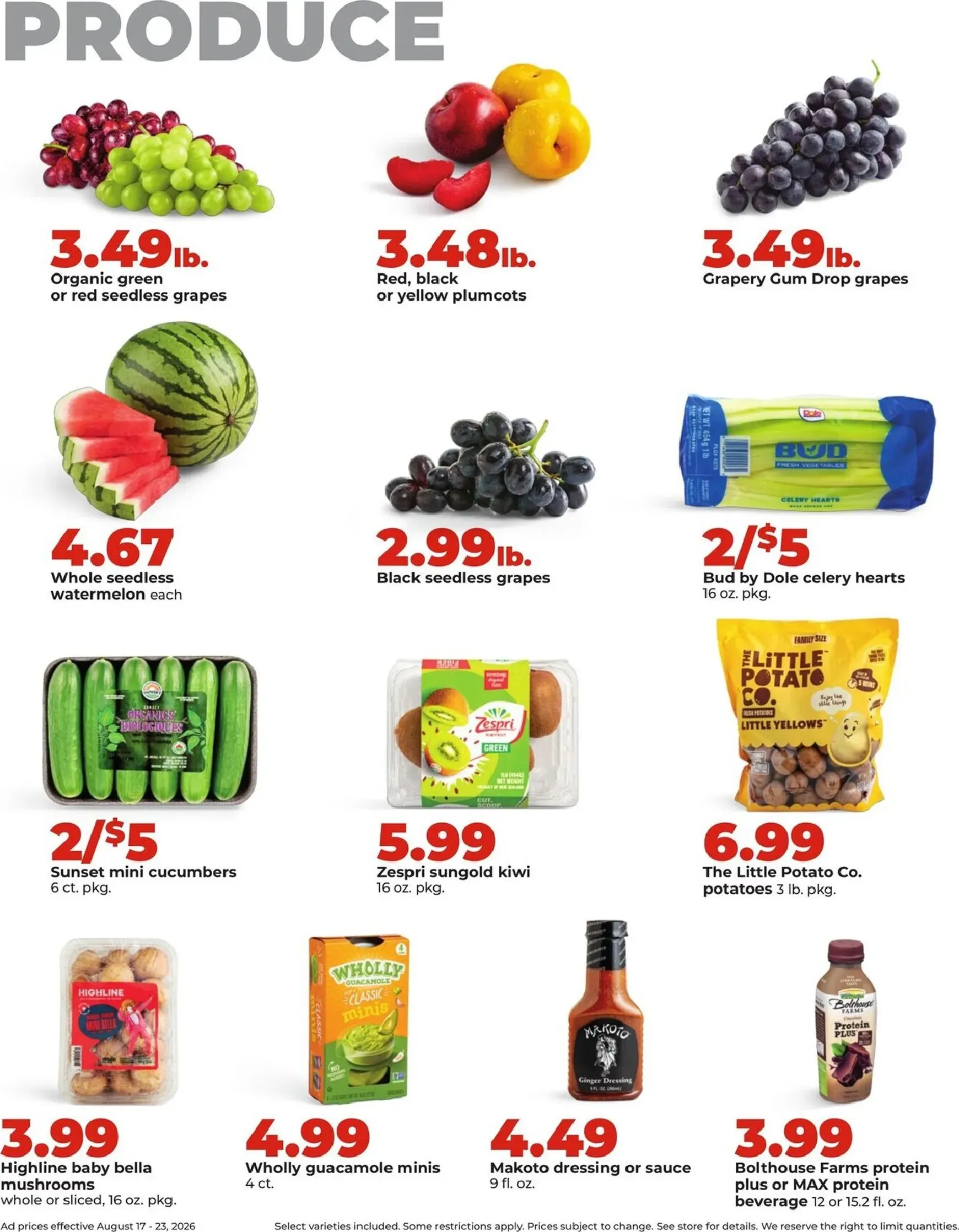 Weekly promotion Current Hy Vee leaflet valid from Monday 08/17/2026 to Sunday 08/23/2026 spanning from August 17 to August 23 2026 - Page 9 for Catalogue 365