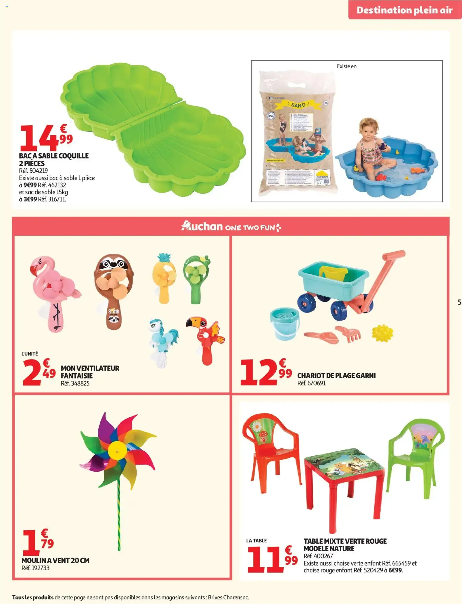 Auchan Plein air jeux de jardin à partir du 27/05/2026 - promo en ligne du 27 mai au 7 juin 2026 - Catalogue page 5