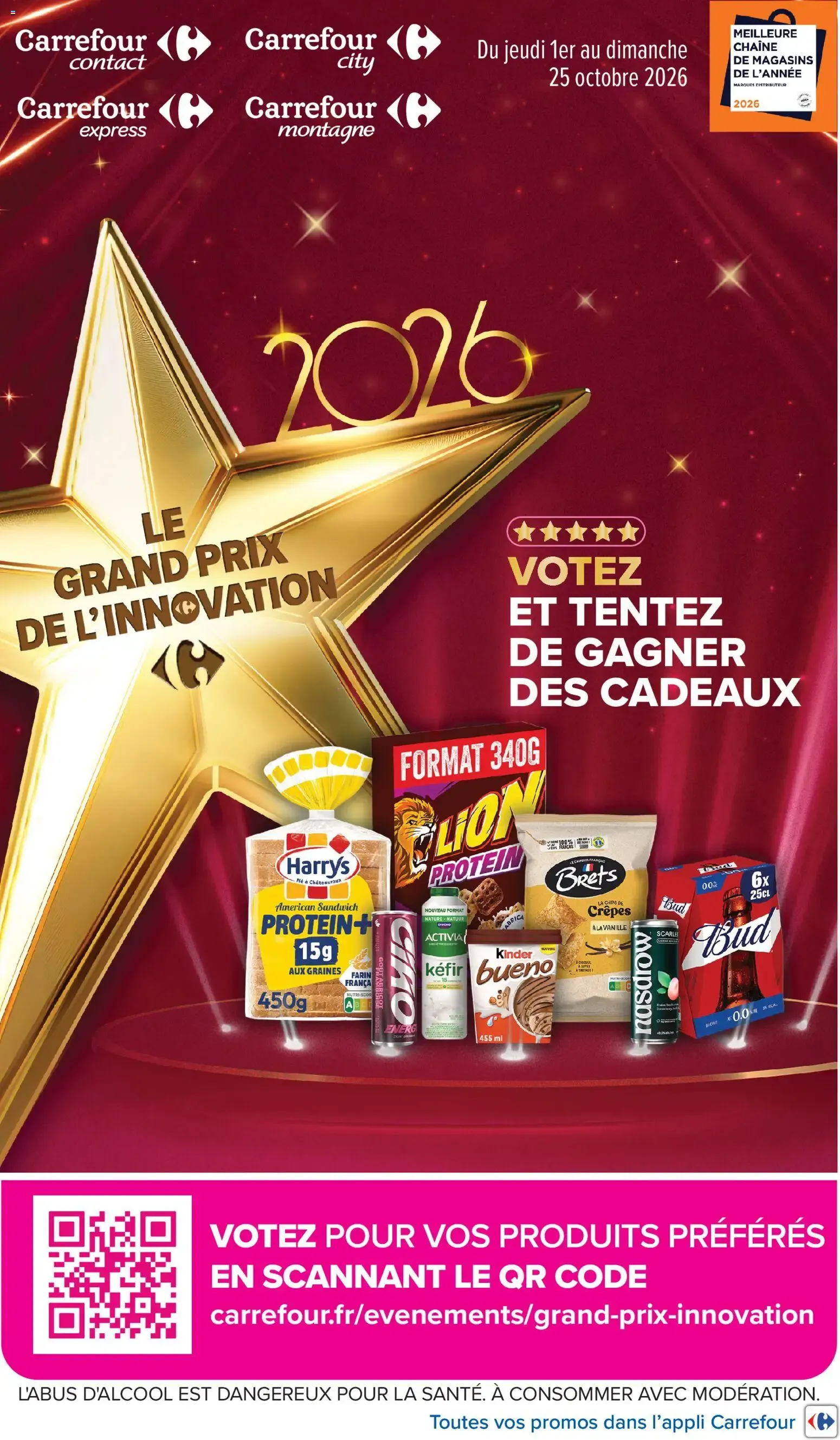 Carrefour City Le grand prix de l'innovation à partir du 01/10/2026 - promo en ligne du 1 octobre au 25 octobre 2026 - Catalogue page 1