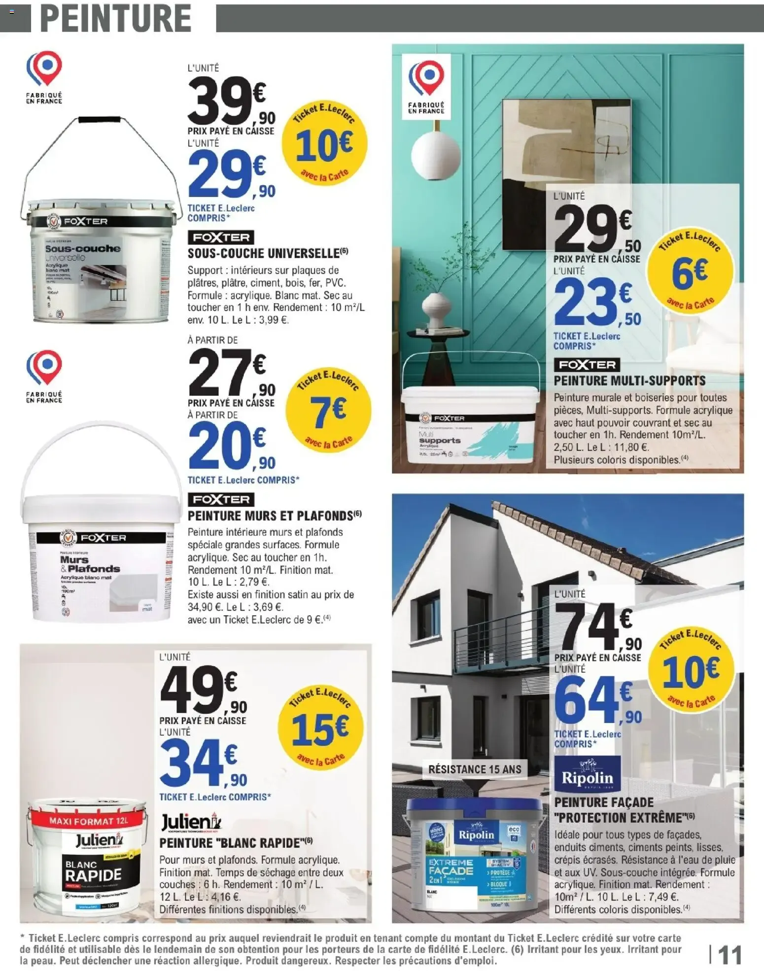 Brico E.Leclerc catalogue à partir du 21/07/2026 - promo en ligne du 21 juillet au 8 août 2026 - Catalogue page 11