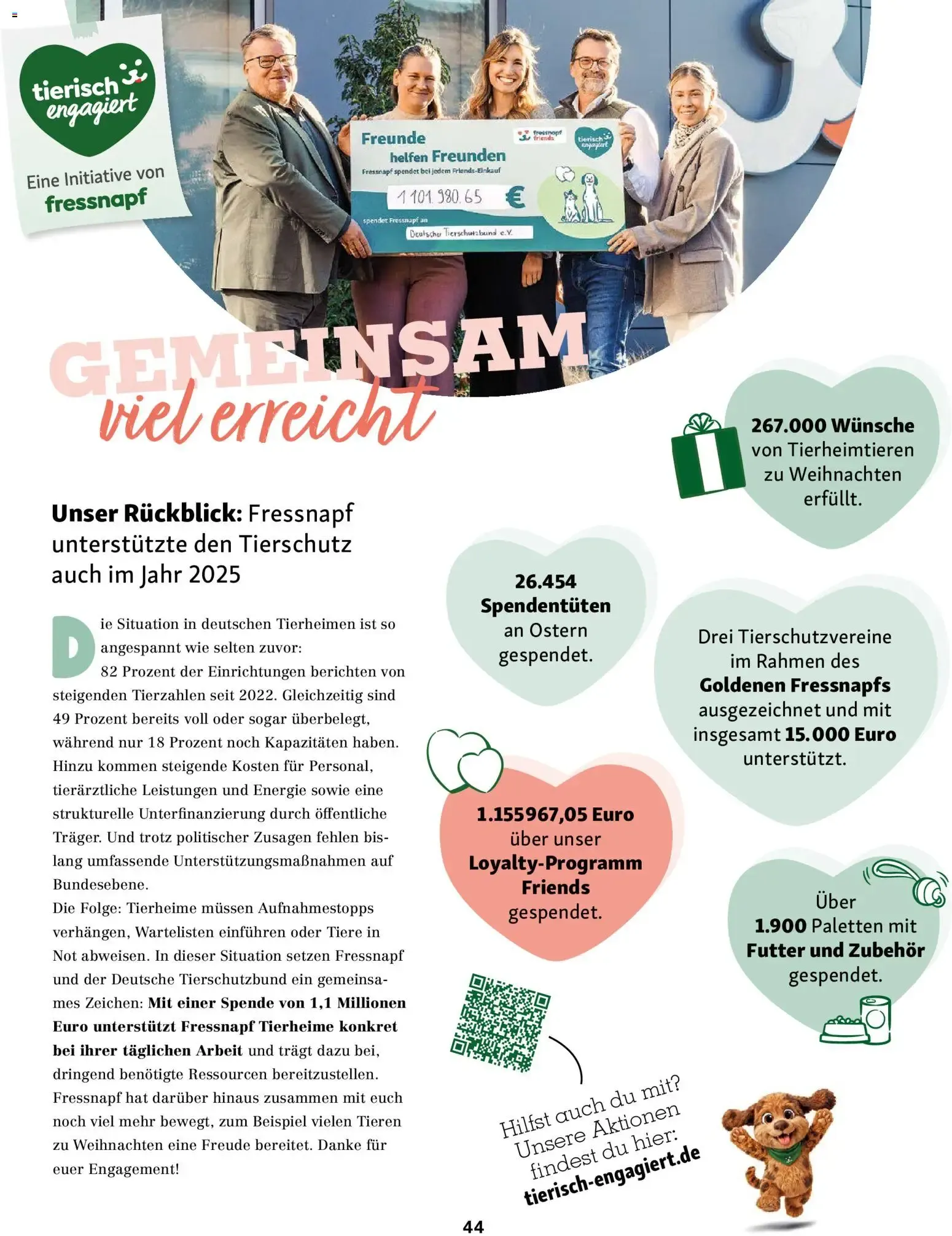 FRESSNAPF Friends - Europas größtes Haustier-Magazin von 1. Juli bis 31. August 2026 - Prospekt seite 44