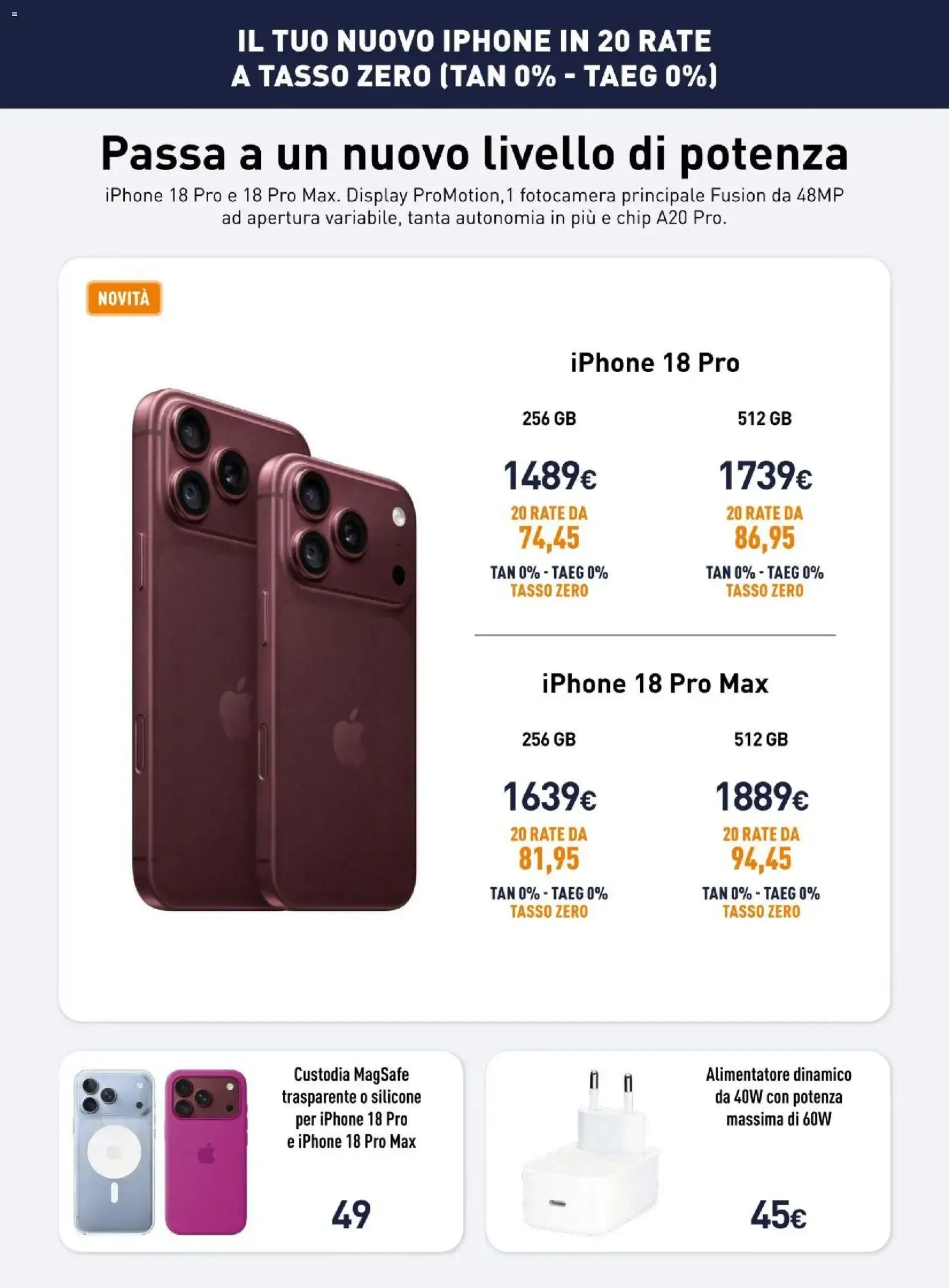 Nuovo Unieuro volantino Apple dal 18/09/2026 > offerte anteprima 🛍️ da 18 settembre a 24 settembre di 2026 - Pagina del volantino 5
