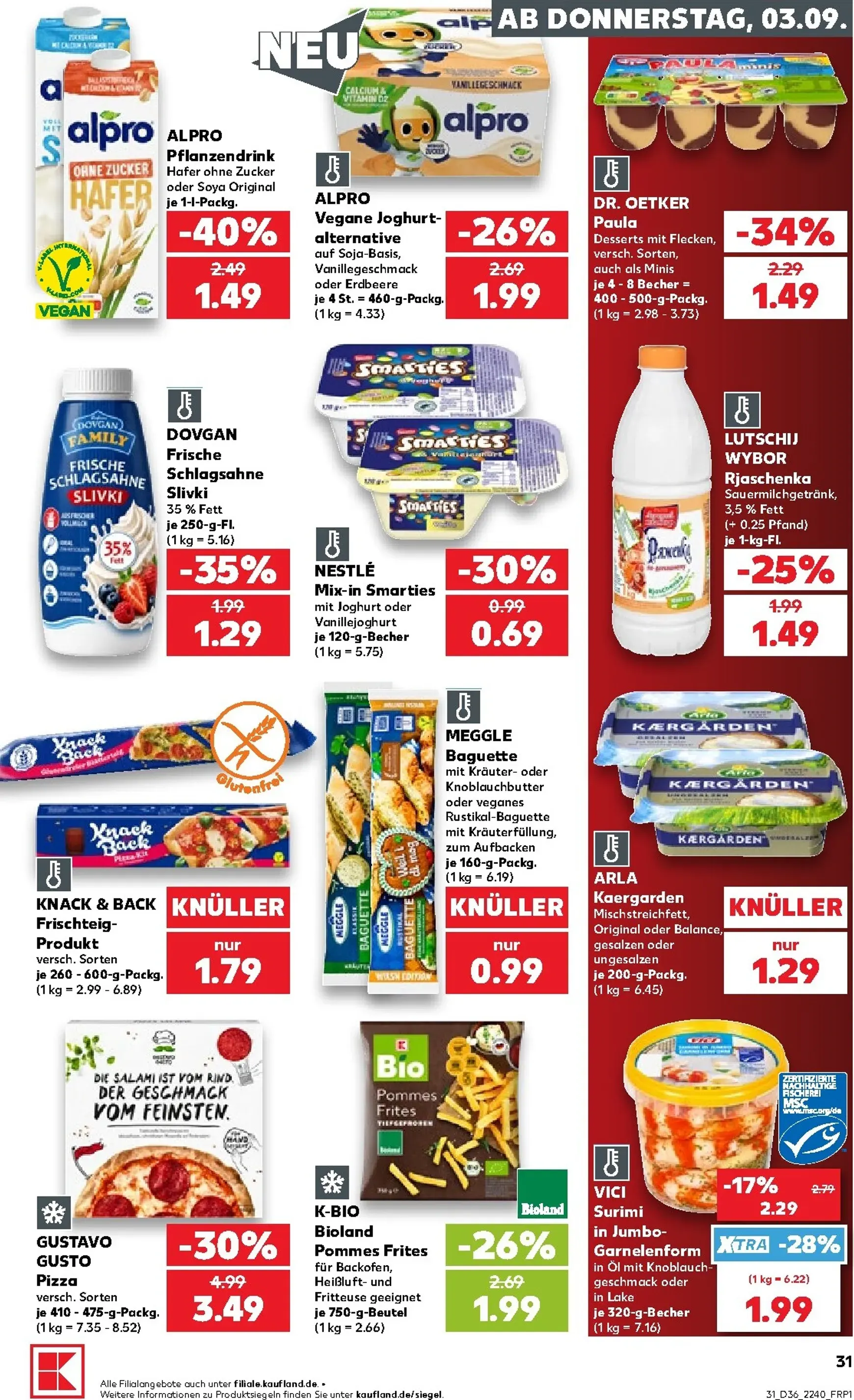Neuer Kaufland Prospekt – von Donnerstag 03.09.2026 bis Mittwoch 09.09.2026 von 3. September bis 9. September 2026 - Prospekt seite 32