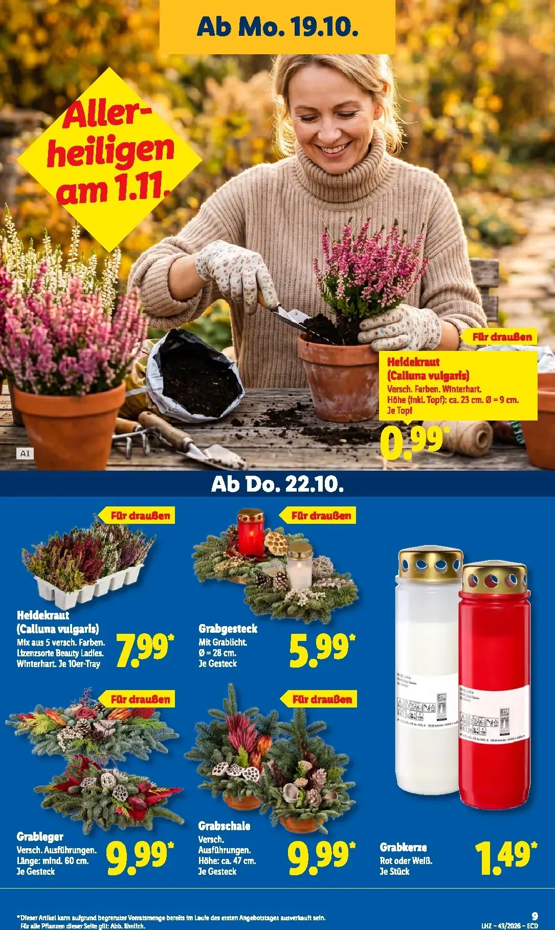 Lidl Prospekt – von Montag 19.10.2026 bis Samstag 24.10.2026 von 19. Oktober bis 24. Oktober 2026 - Prospekt seite 20