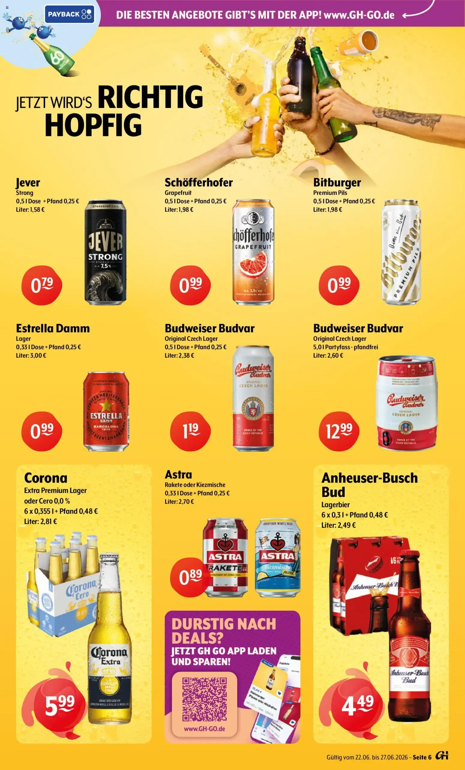 Getränke Hoffmann - Jubiläumsdeals von 22. Juni bis 27. Juni 2026 - Prospekt seite 6
