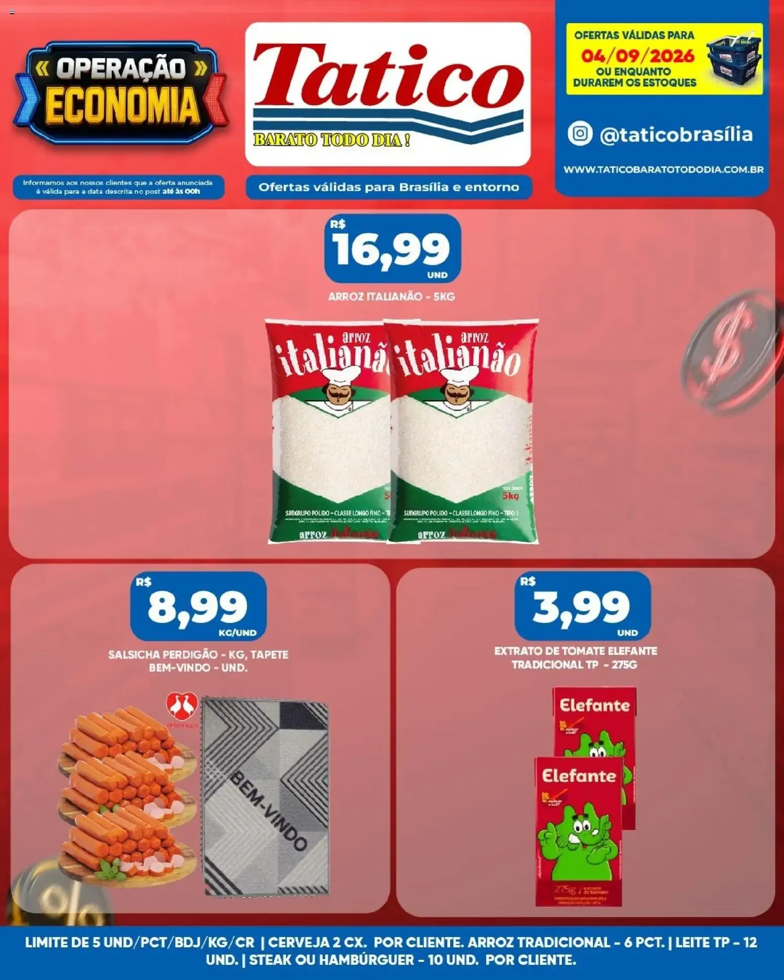 Encarte de Tatico ofertas Fim de Semana de 05/09/2026 | Promoções Online 5 de setembro até 6 de setembro 2026 - Pagina 29