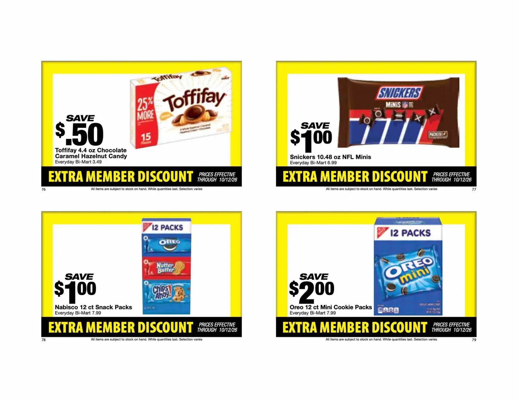 Weekly ad Future Bi-Mart - Extra member discount flyer valid from Thursday 10/01/2026 to Monday 10/12/2026 from October 1 to October 12 2026 - Page 21