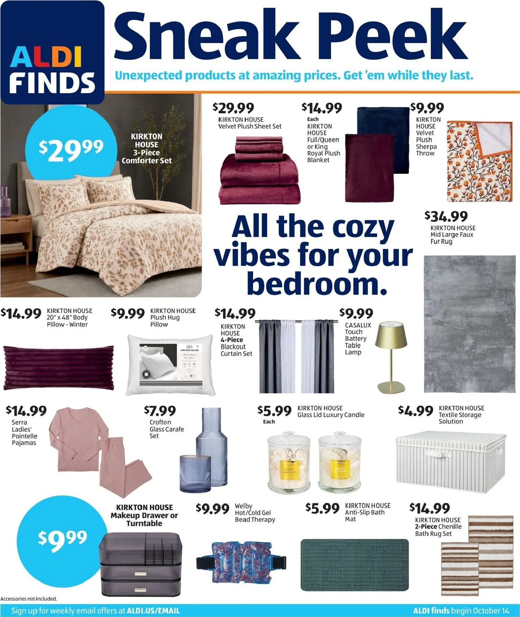 ALDI - Sneak Peek flyer for next week from Wednesday 10/14/2026 to Tuesday 10/20/2026