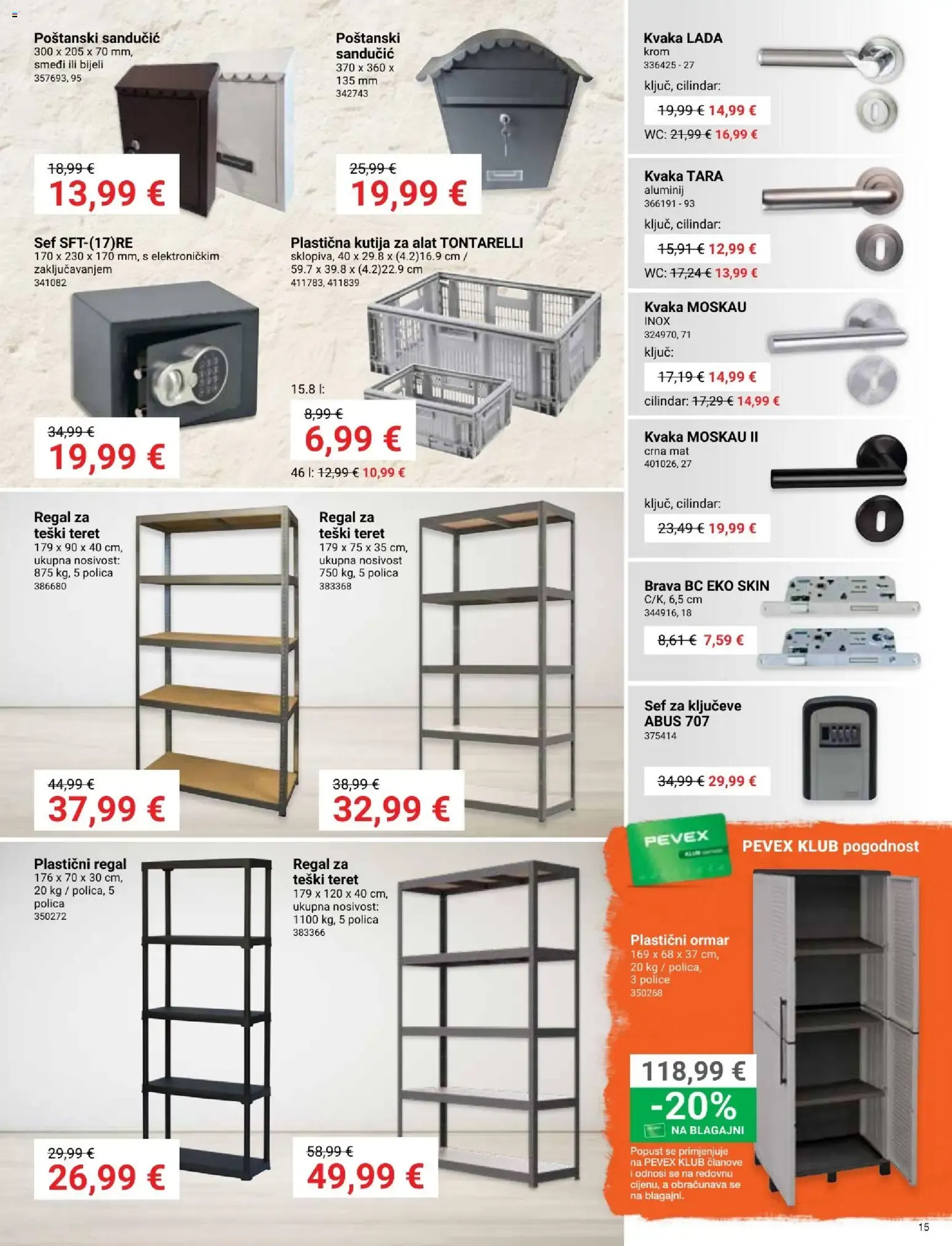 Katalog PEVEX Katalog od 24. rujna do 20. listopada 2026. - Pregled Stranica 15