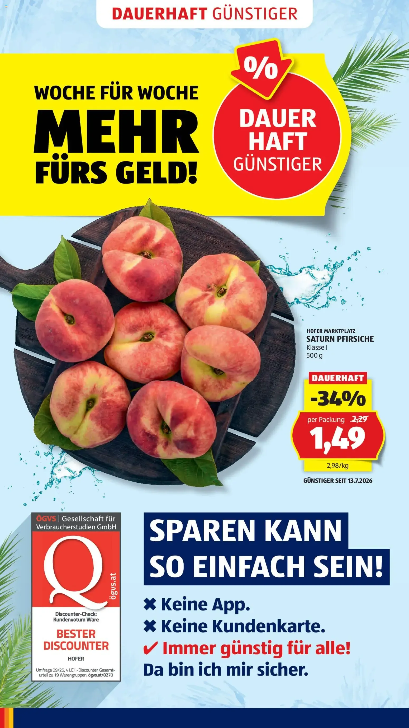 Hofer Flugblatt: Laufend Sparen en Sportartikeln y Bebidas von 7. August bis 13. August 2026 - Flugblätt seite  8
