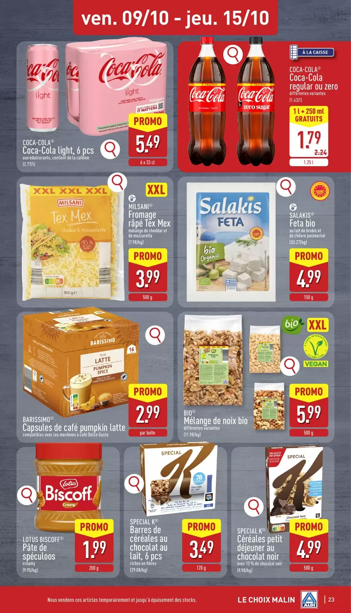 ALDI Dépliant du lun. 05/10 au sam. 10/10 inclus van 5 oktober tot 10 oktober 2026 - folder pagina 23