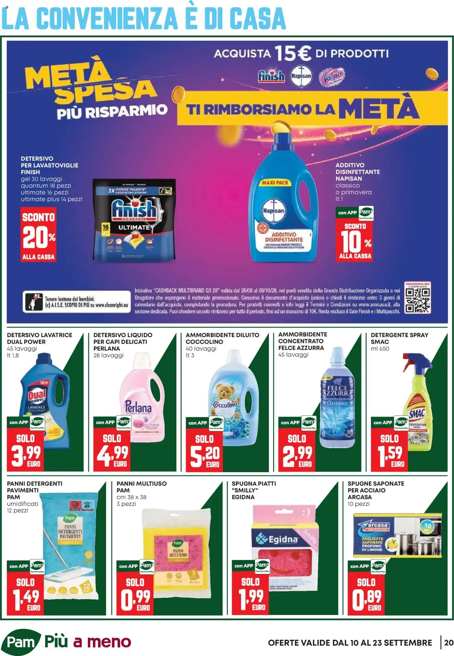 Nuovo PAM volantino Occasioni Extra dal 10/09/2026 > offerte anteprima 🛍️ da 10 settembre a 23 settembre di 2026 - Pagina del volantino 20