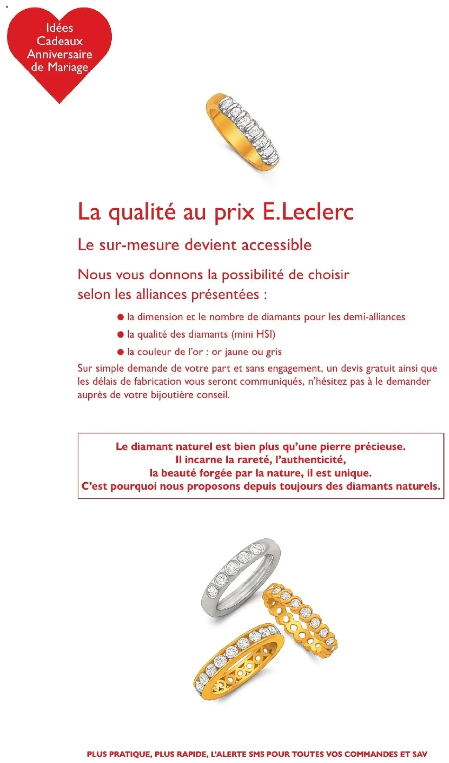 Le Manège à Bijoux E.Leclerc - Mariage du 20 janvier au 31 décembre 2026 - Catalogue page 7