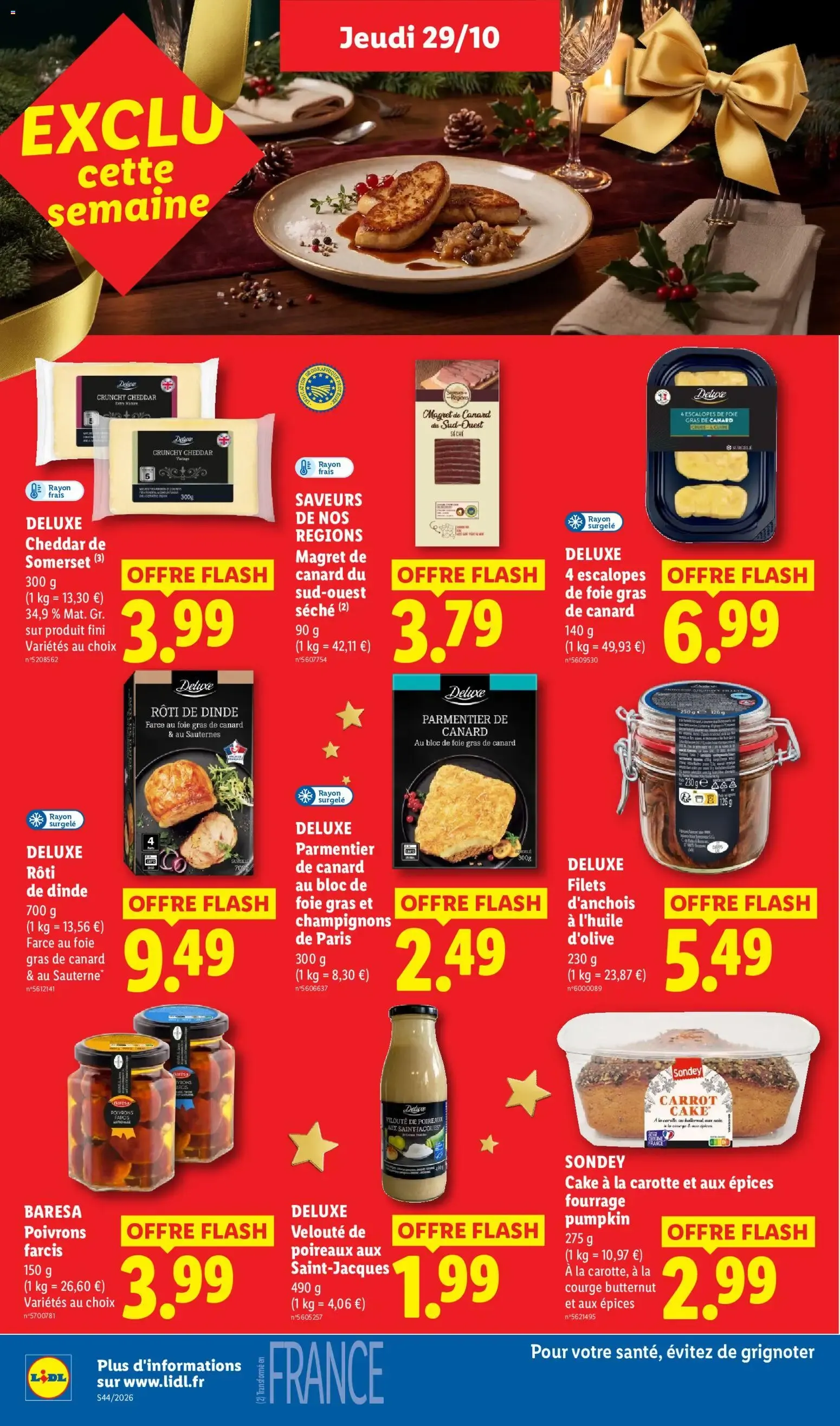 LIDL: Faites briller les fêtes à prix minis ! du 29 octobre au 4 novembre 2026 - Catalogue page 26