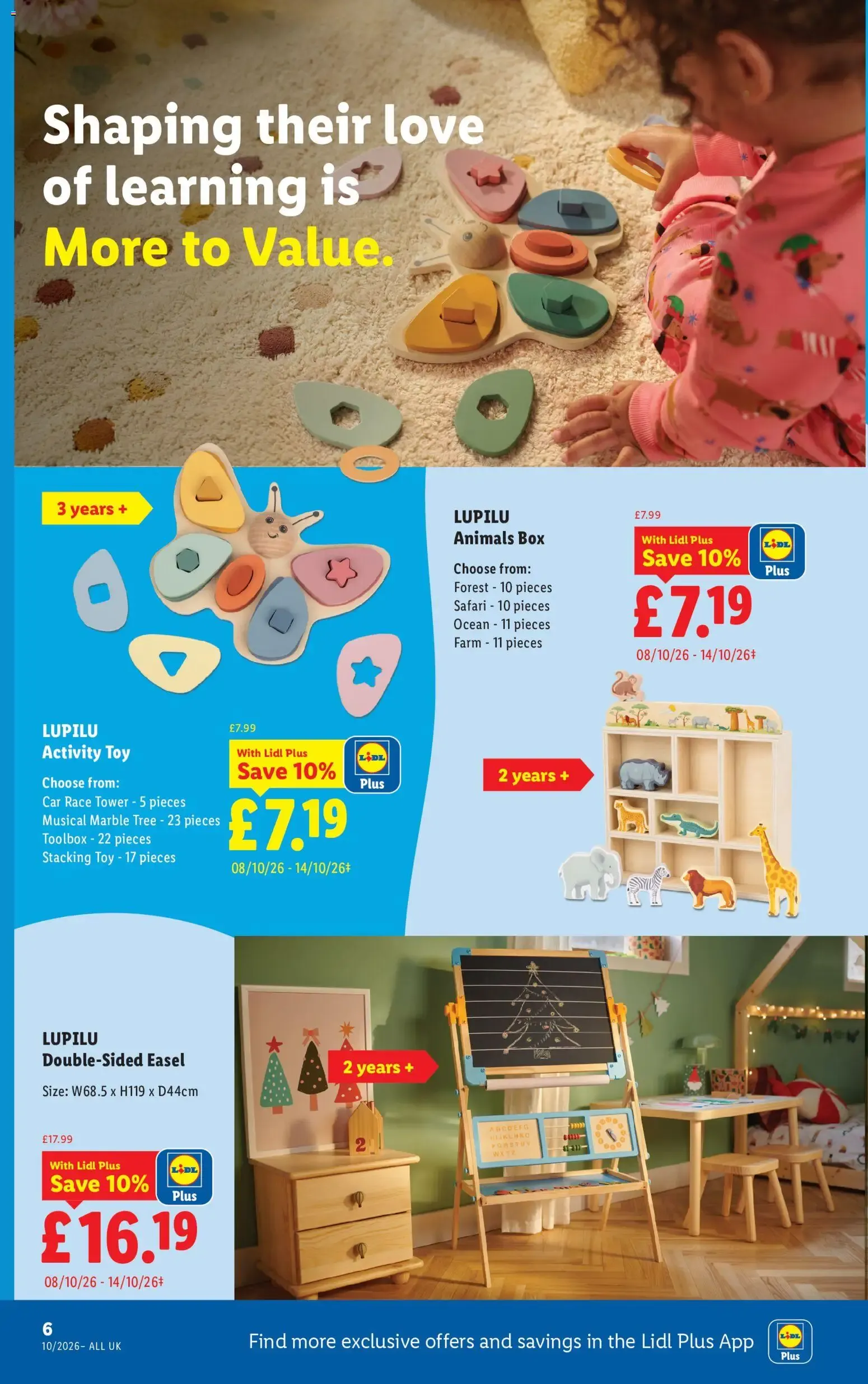 Lidl Wooden Toy Event from 8 October to 14 October 2026 - Catalogue Page 6