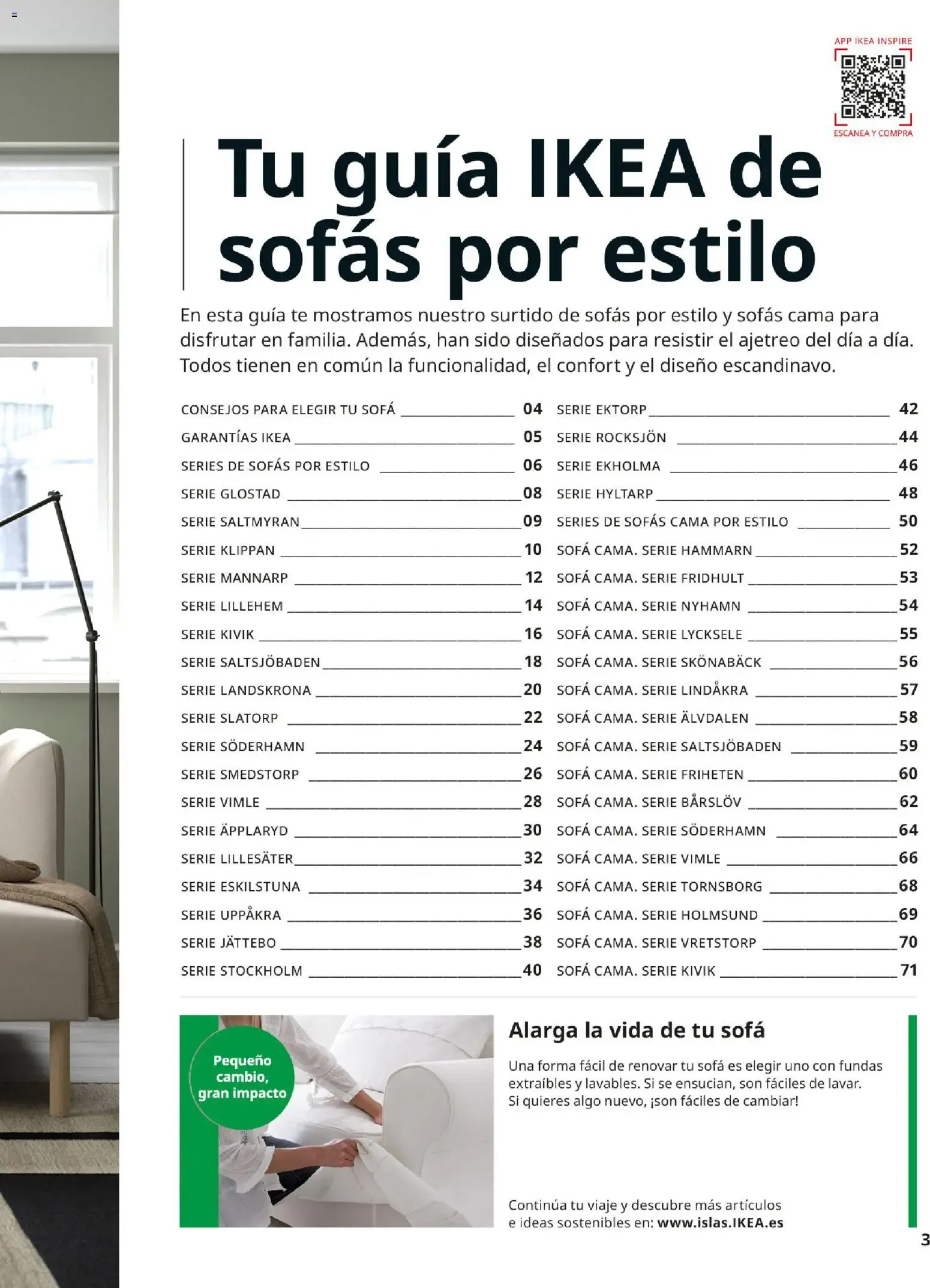 Catálogo de Guía de Compra Sofás IKEA 7 de mayo al 31 de agosto 2026 - Página 3