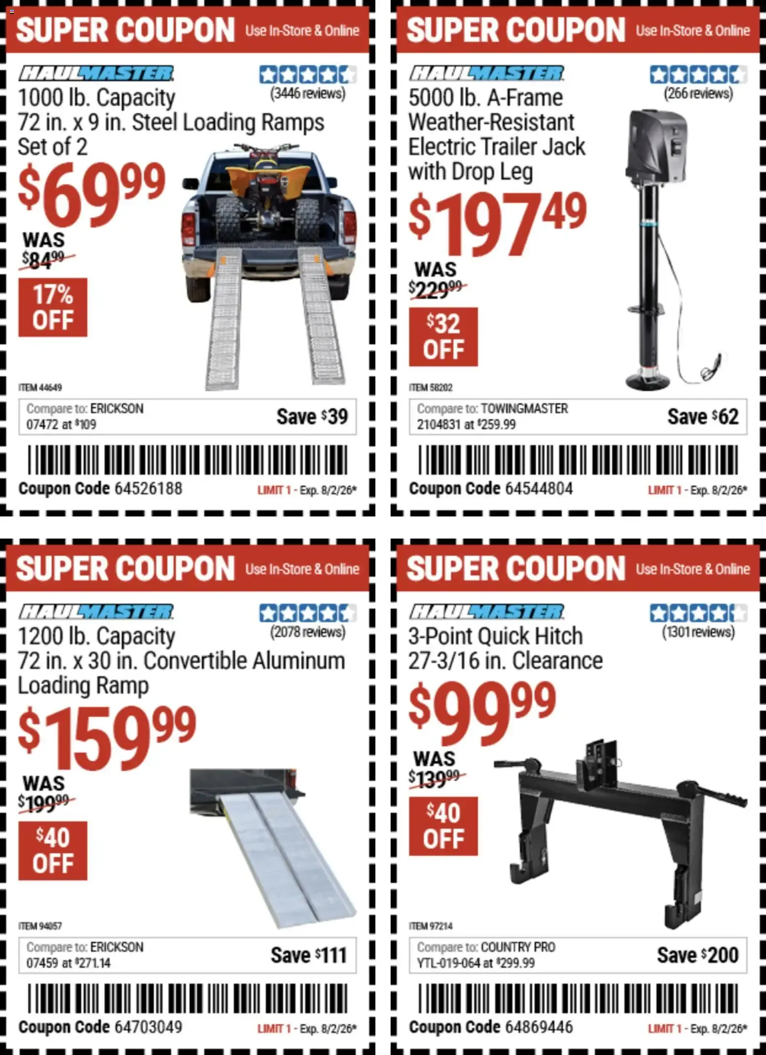 Weekly ad Harbor Freight Coupon Deals from July 20 to August 2 2026 - Page 2