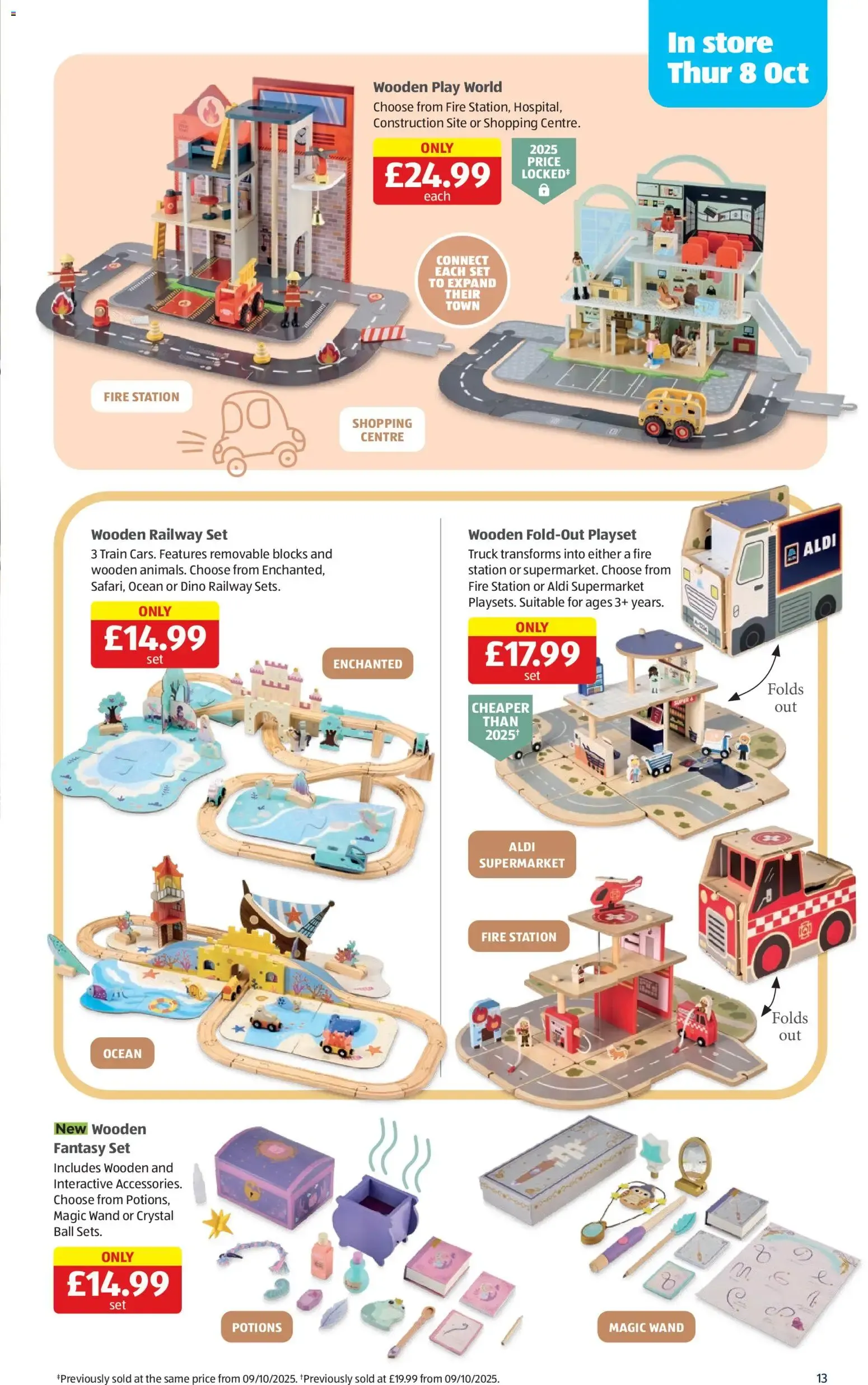 Aldi Specialbuys: The Wooden Toy Event from 8 October to 14 October 2026 - Catalogue Page 13