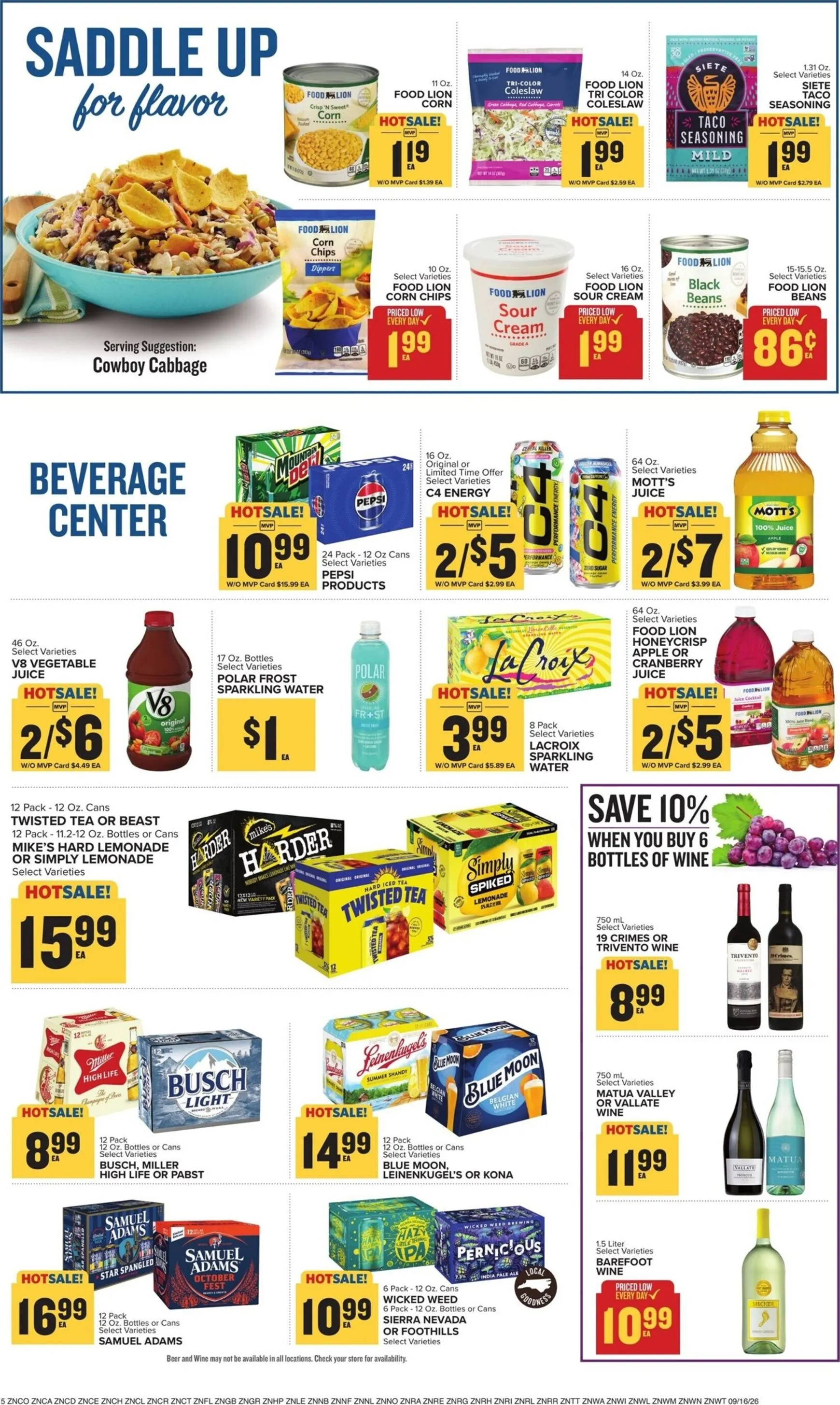 Weekly ad Current Food Lion leaflet valid from Wednesday 09/16/2026 to Tuesday 09/22/2026 from September 16 to September 22 2026 - Page 10