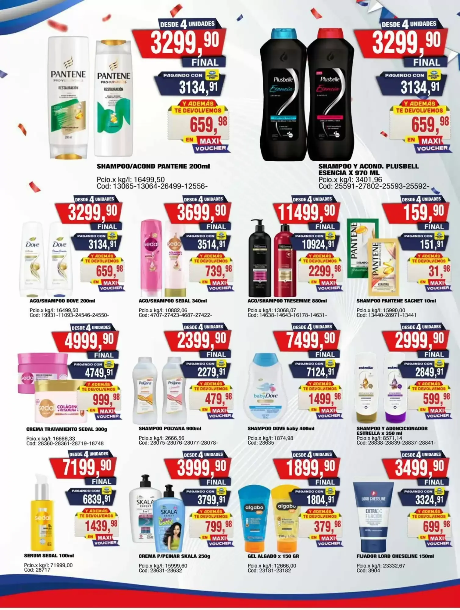 Ofertas de SUPERMERCADO MAYORISTA MAXICONSUMO 3 de agosto al 9 de agosto 2026 - Página 33 del catálogo