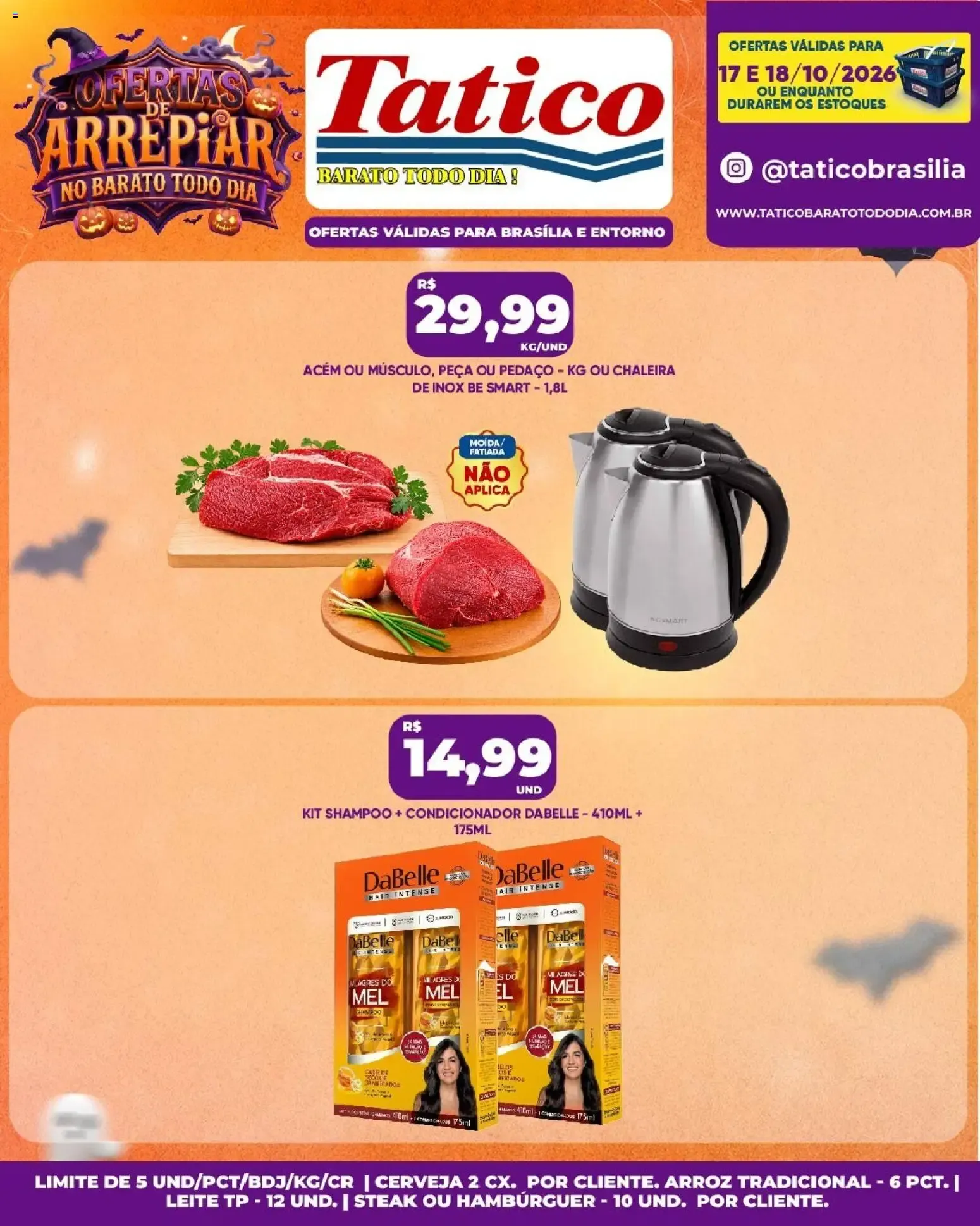 Encarte de Tatico ofertas Fim de Semana de 17/10/2026 | Promoções Online 17 de outubro até 18 de outubro 2026 - Pagina 12