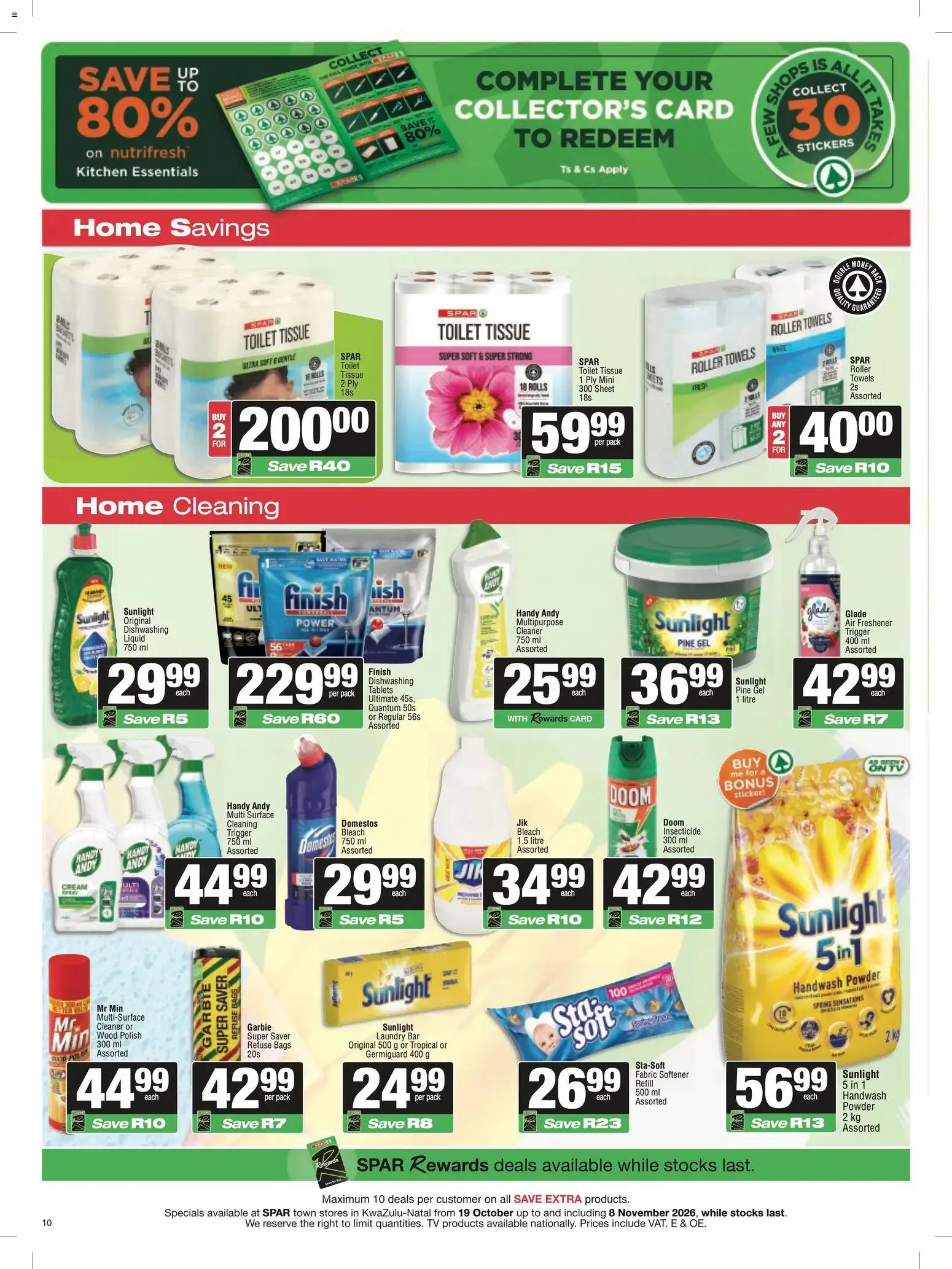 Spar Specials (19/10/2026 - 08/11/2026) Online from 19 October to 8 November 2026 - Catalogue Page 10
