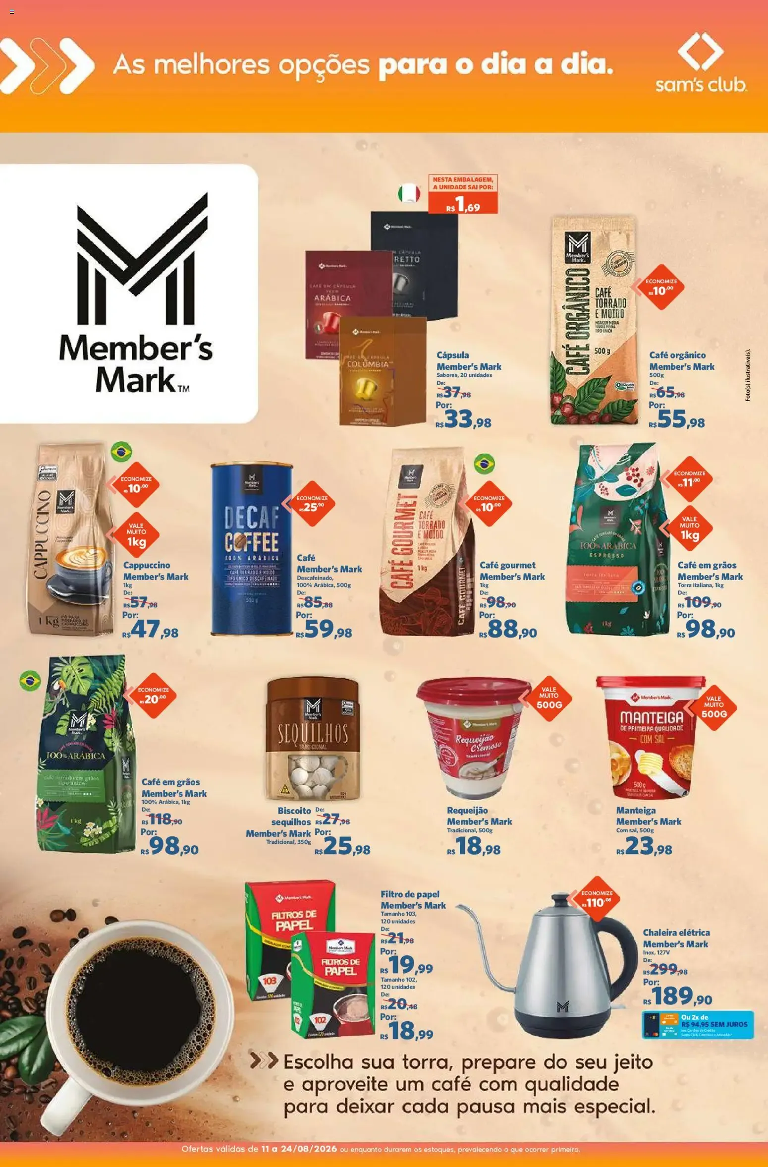 Encarte de Sam's Club ofertas Café de 11/08/2026 | Promoções Online 11 de agosto até 24 de agosto 2026 - Pagina 2