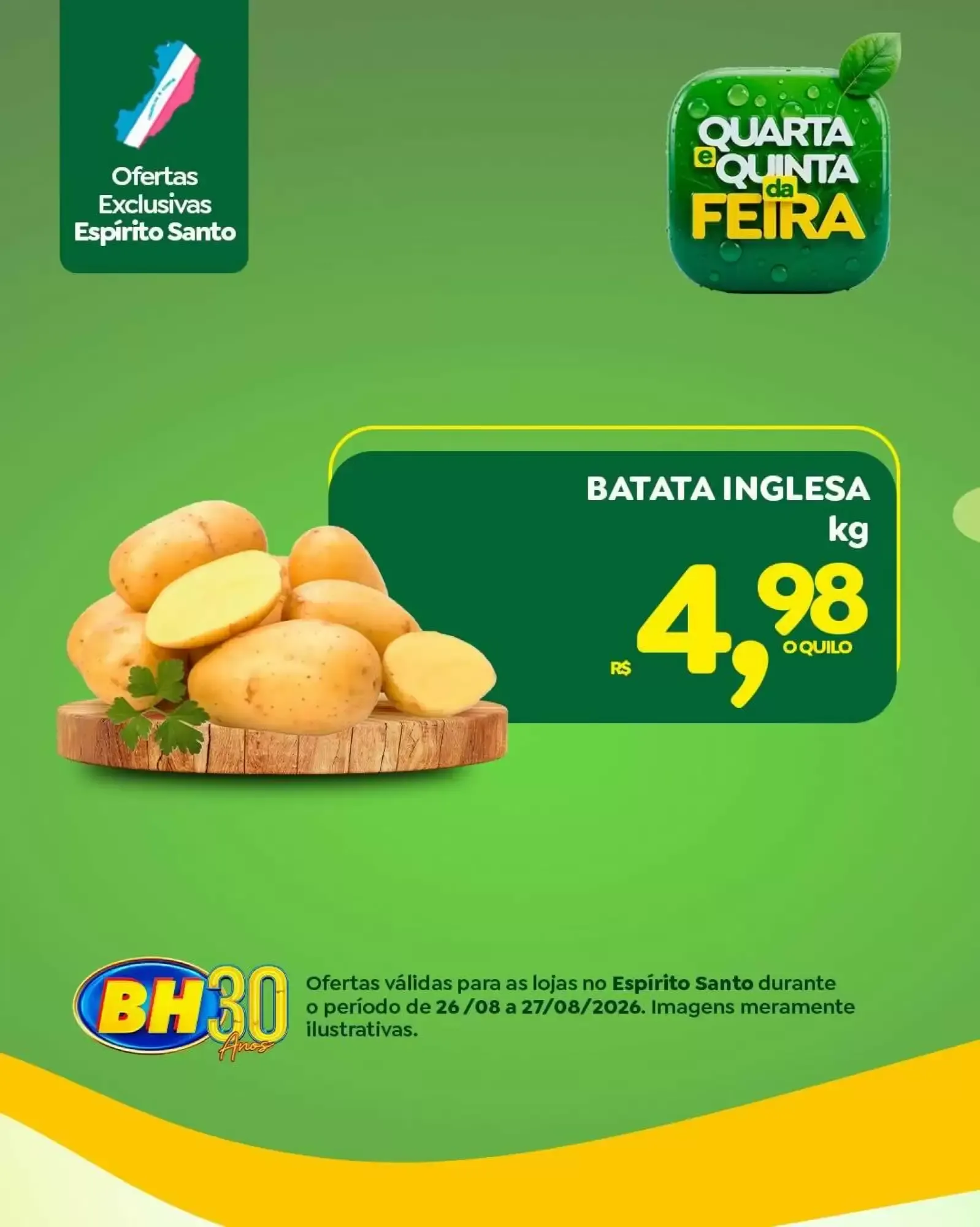 Encarte de Ofertas Quarta e Quinta da Feira - Supermercados BH 26 de agosto até 27 de agosto 2026 - Pagina 3