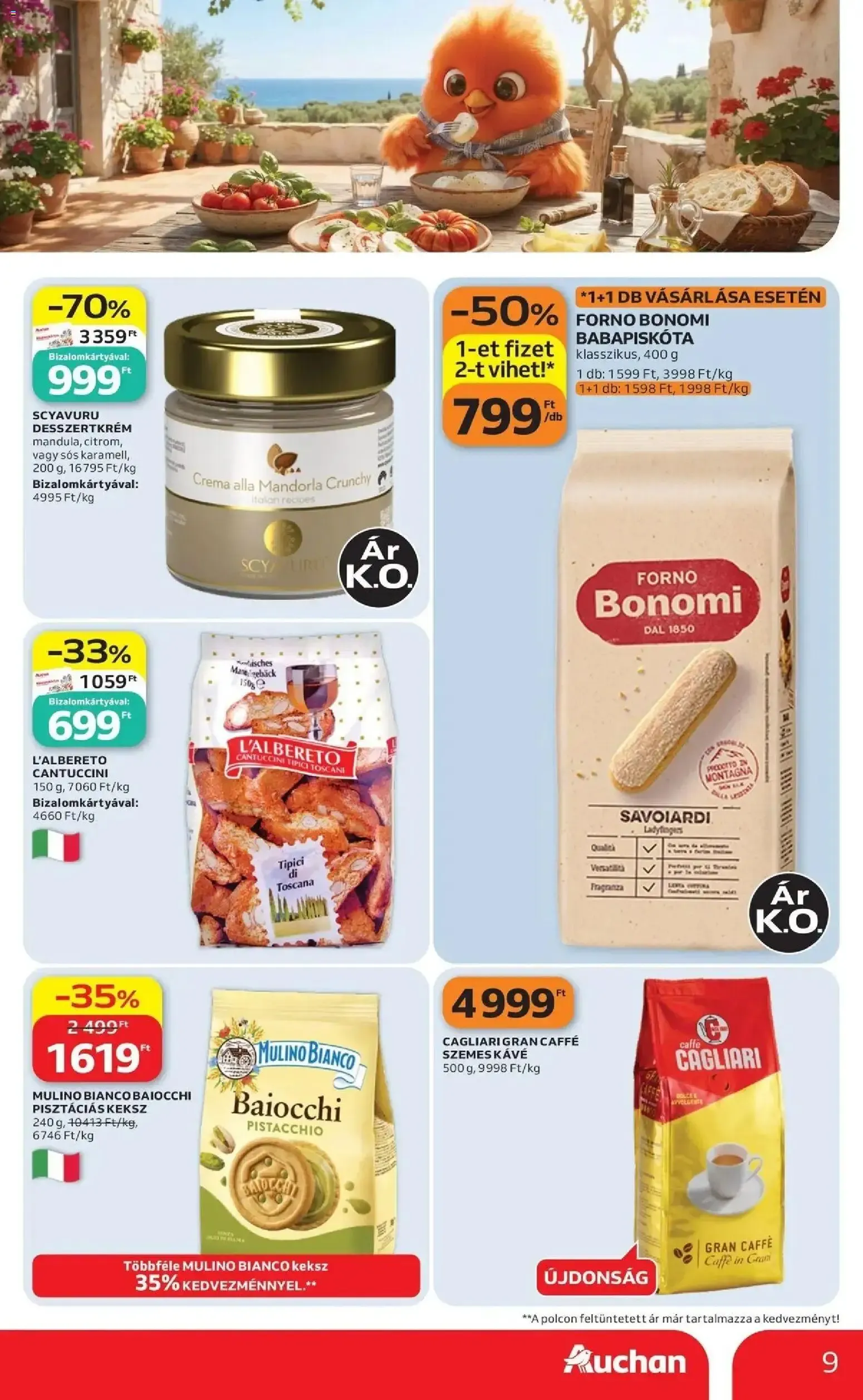 Katalógus Auchan Nemzetközi konyha ajánlatok Fót - 2026.09.10. -tól/töl > akció, lapozható szórólap 🛍️ szeptember 10.-tól szeptember 23.-ig 2026. - Oldal 9