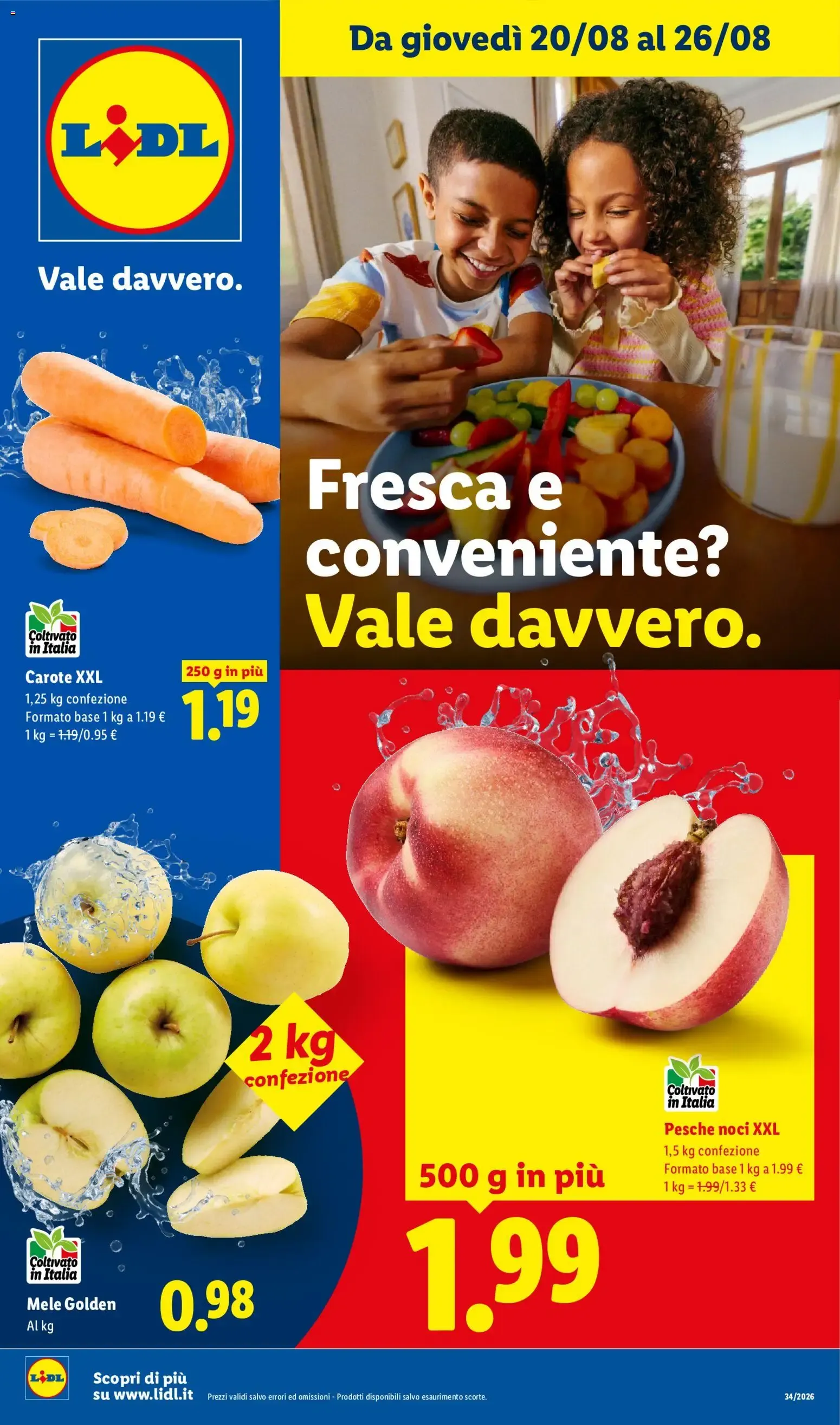NUOVO LIDL volantino dal 20/08/2026 della prossima settimana da 20 agosto a 26 agosto di 2026 - Pagina del volantino 1