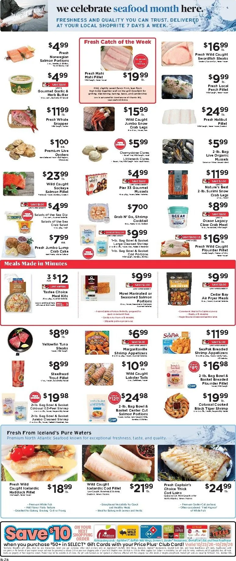 Weekly ad Current ShopRite leaflet valid from Friday 10/23/2026 to Thursday 10/29/2026 from October 23 to October 29 2026 - Page 13