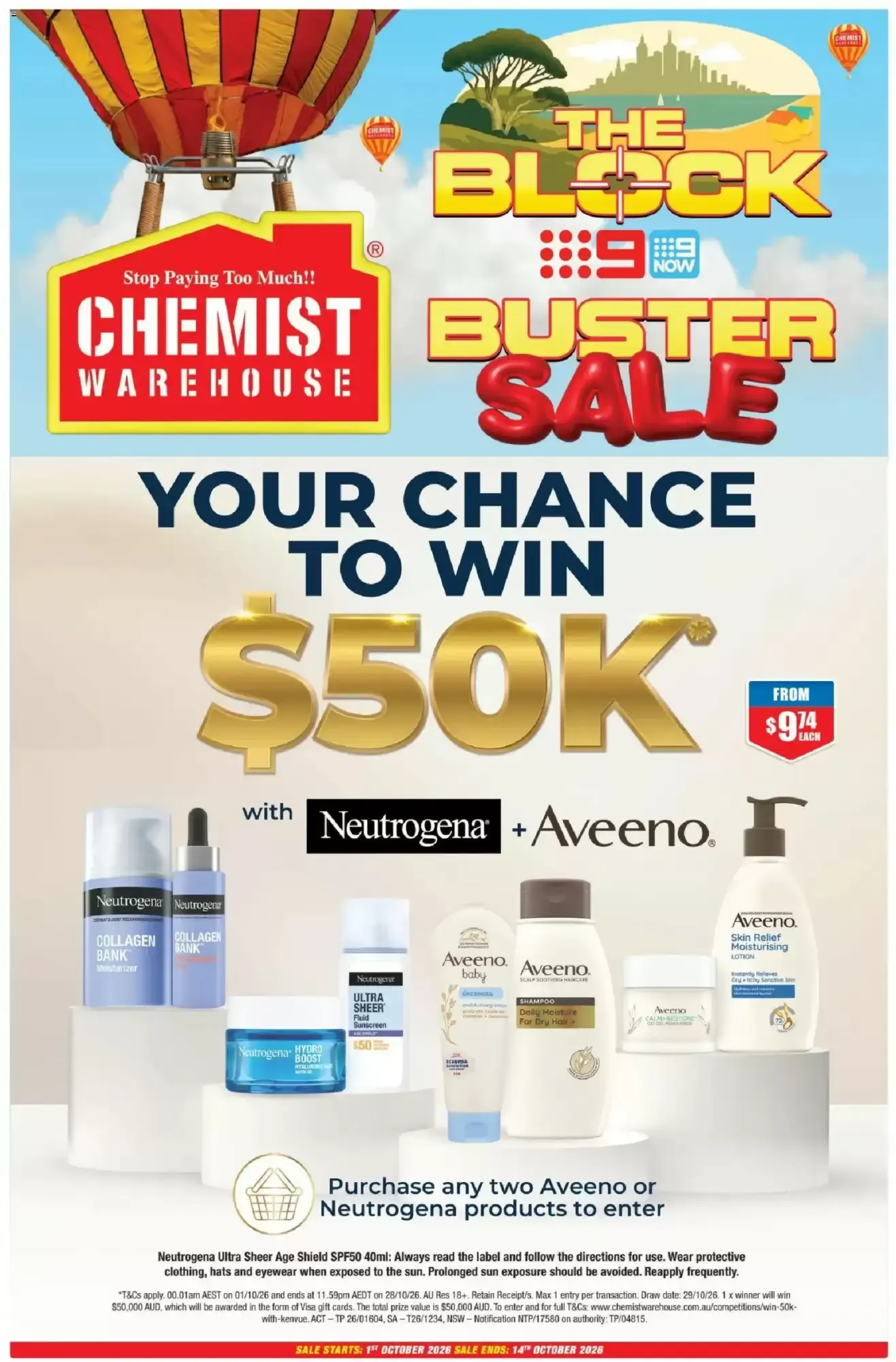 Chemist Warehouse Buster Sale