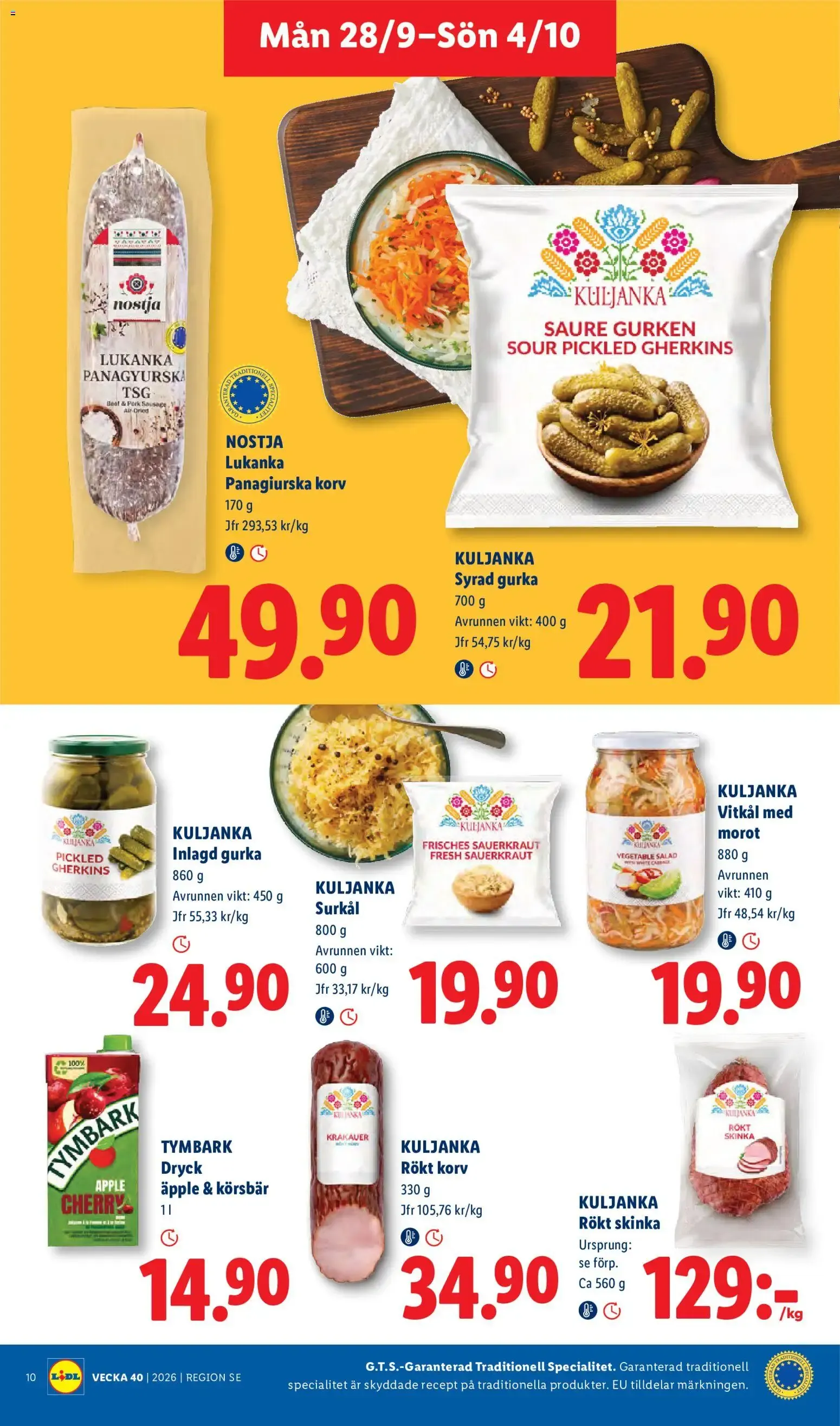 Lidl erbjudanden från 28/09/2026 - 04/10/2026 > Reklamblad nuvarande rabatter från 28 september till 4 oktober 2026 - Reklamblad sidor 11