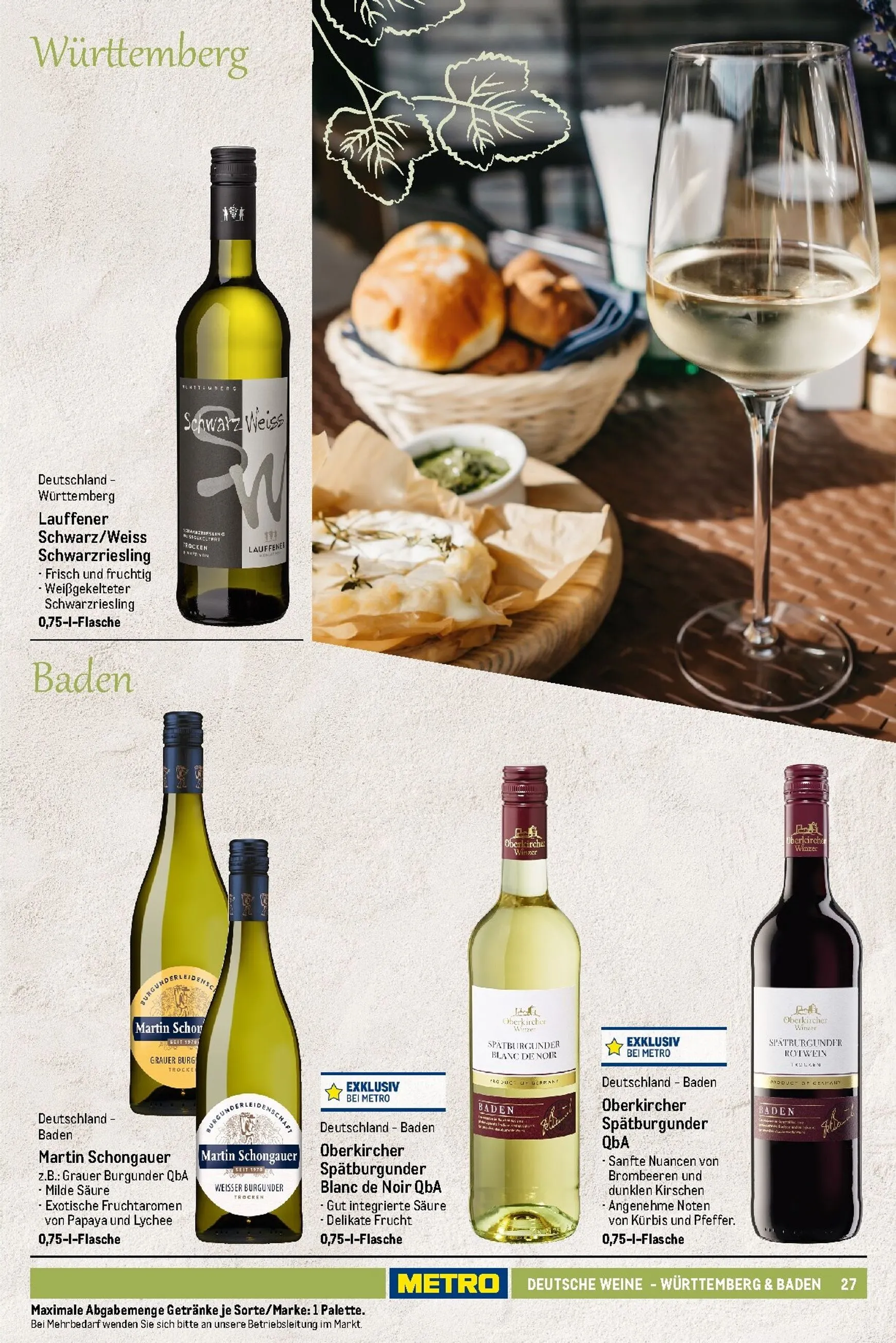 Sortimentskatalog Wein und Sekt für die perfekte Weinkarte von 1. November bis 30. September 2026 - Prospekt seite 28