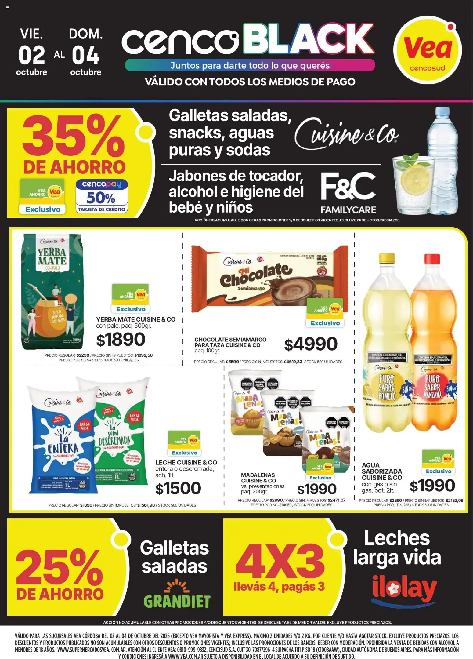 Ofertas de Vea - CENCOBLACK | Córdoba del 02/10/2026 - 04/10/2026 2 de octubre al 4 de octubre 2026 - Página 4 del catálogo