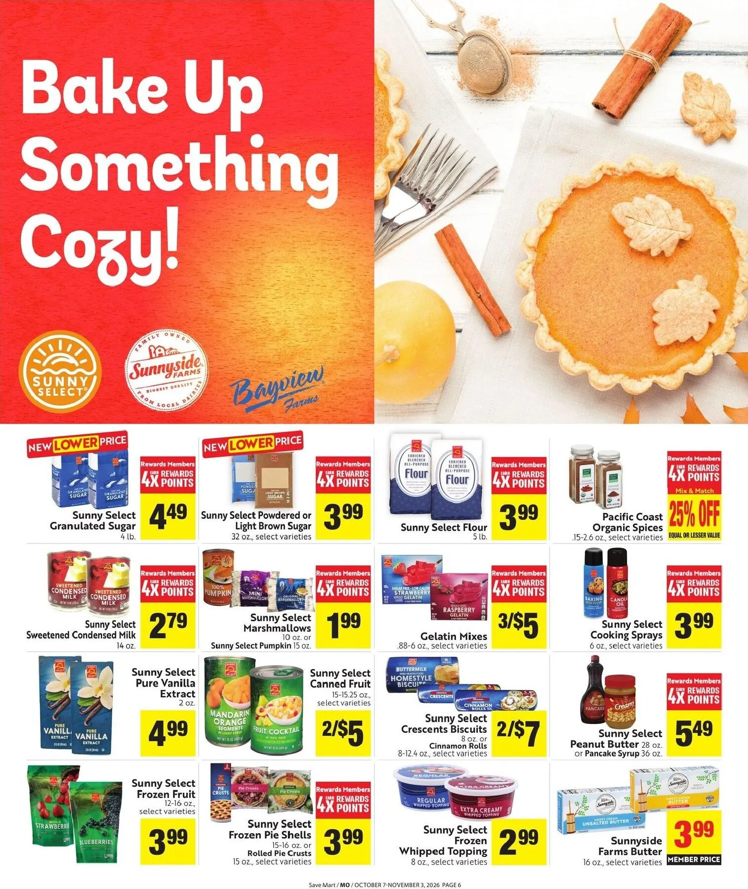 Weekly ad Current Save Mart - Rewards Points leaflet valid from Wednesday 10/07/2026 to Tuesday 11/03/2026 from October 7 to November 3 2026 - Page 6