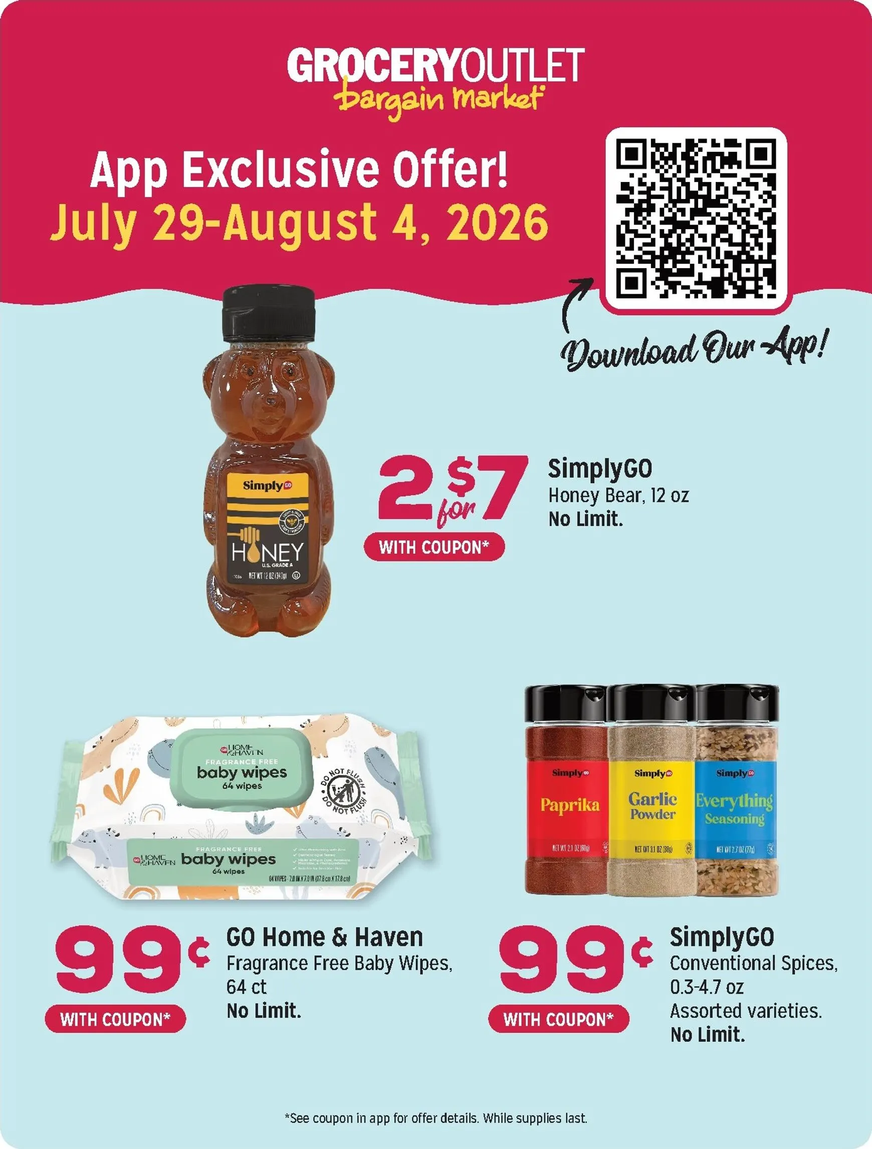 Weekly ad Current Grocery Outlet leaflet valid from Wednesday 07/29/2026 to Tuesday 08/04/2026 from July 29 to August 4 2026 - Page 5