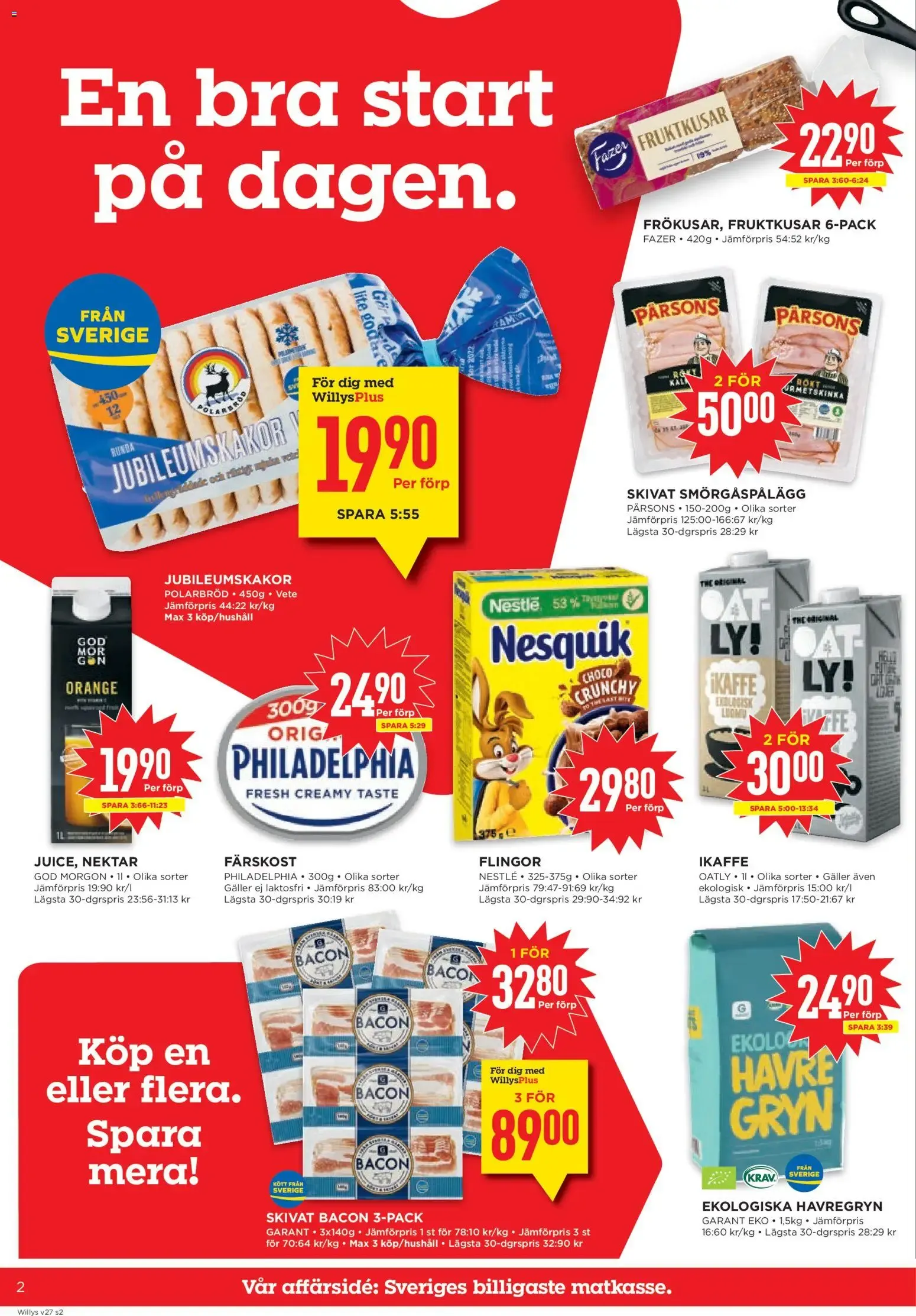 WILLY:S från 29 juni till 5 juli 2026 - Reklamblad sidor 2