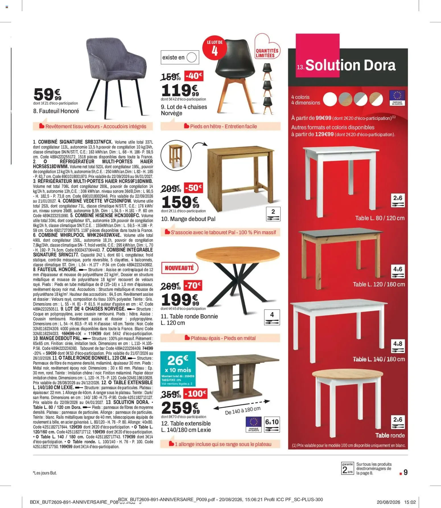 BUT DAYS du 22 septembre au 26 octobre 2026 - Catalogue page 9