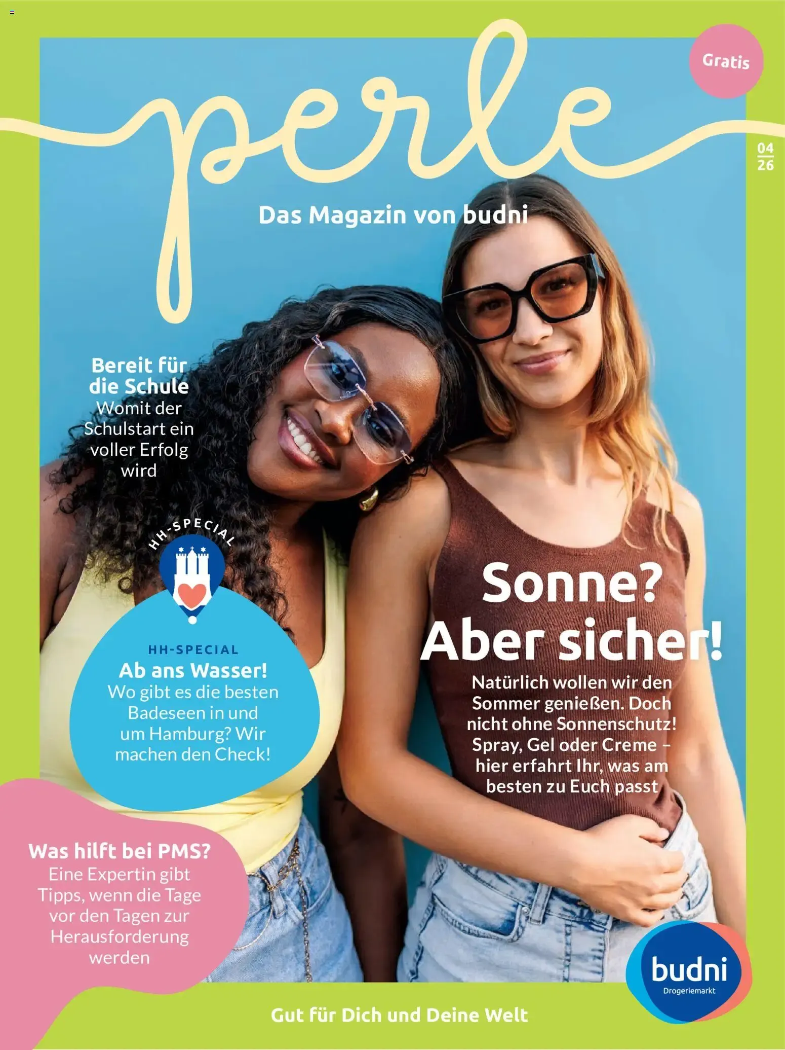 perle Das Magazin von budni von 9. Juli bis 31. August 2026 - Prospekt seite 1