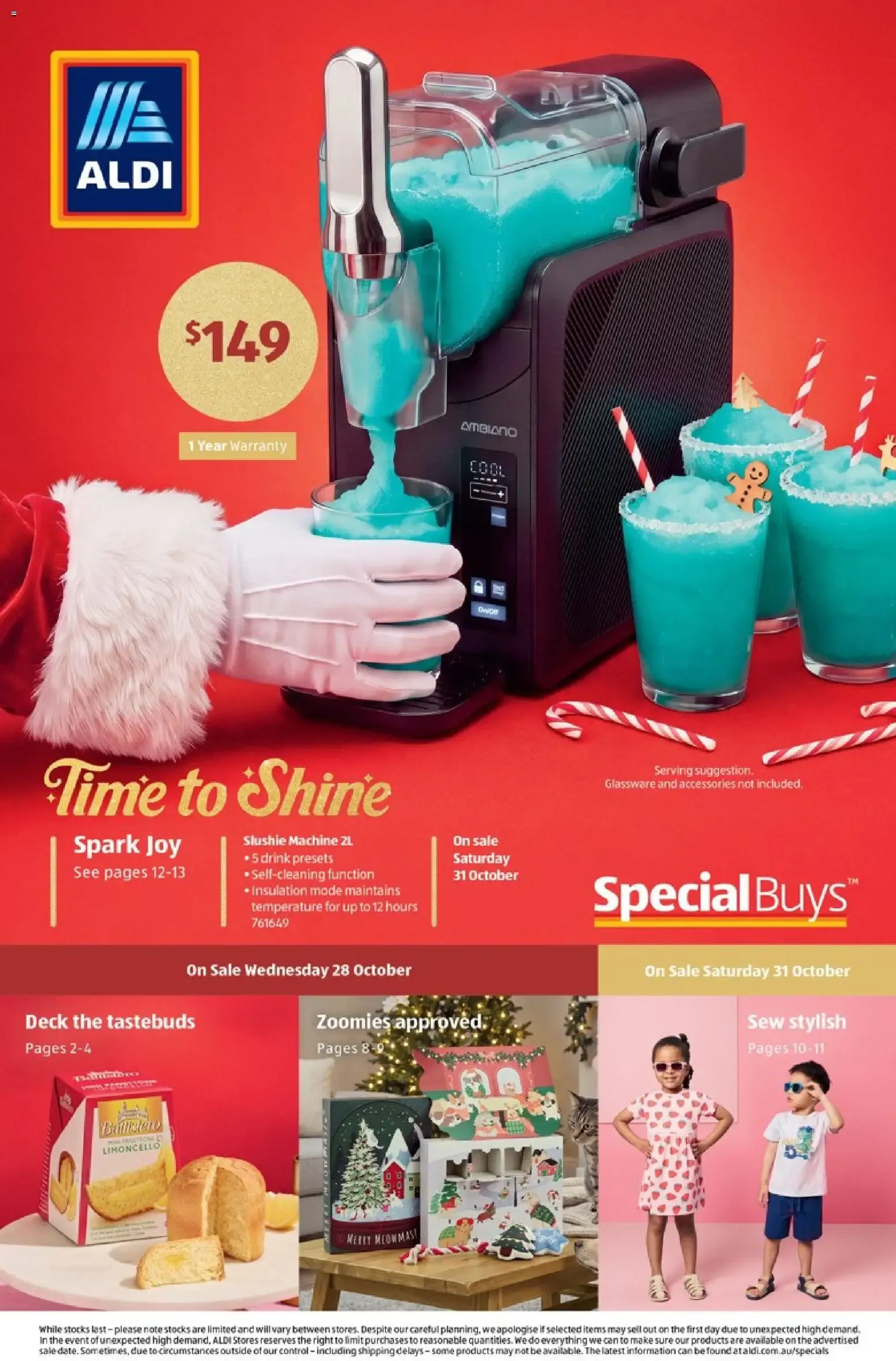 ALDI Special Buys - Catalogue valid from 28 October to 3 November 2026 - page 1