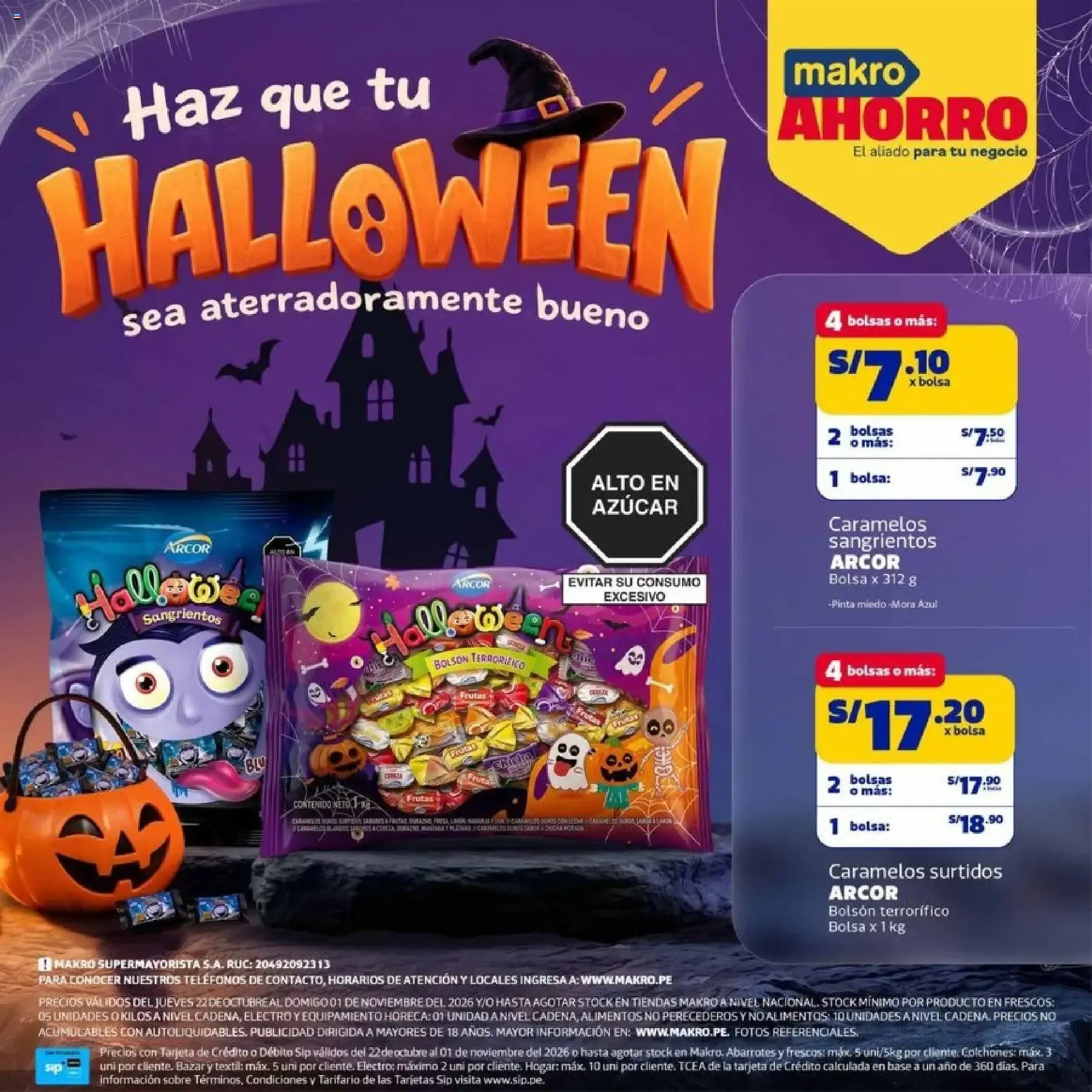 Catalogo de Catálogo Makro - Especial Halloween online del 22/10/2026 22 de octubre al 1 de noviembre 2026 - Pag 1