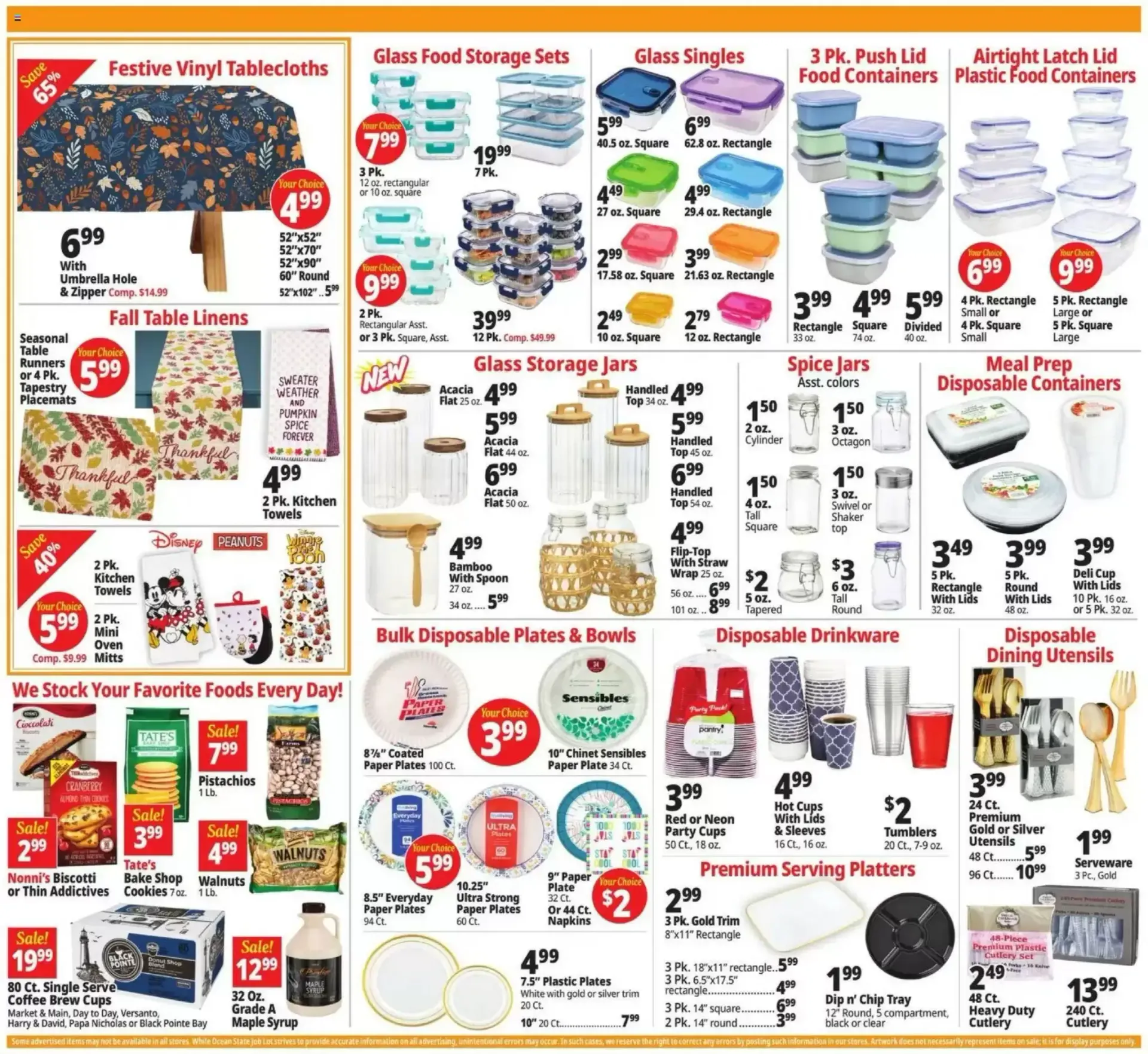 Weekly promotion Ocean State Job Lot flyer week 34 spanning from August 20 to August 26 2026 - Page 12 for Catalogue 365