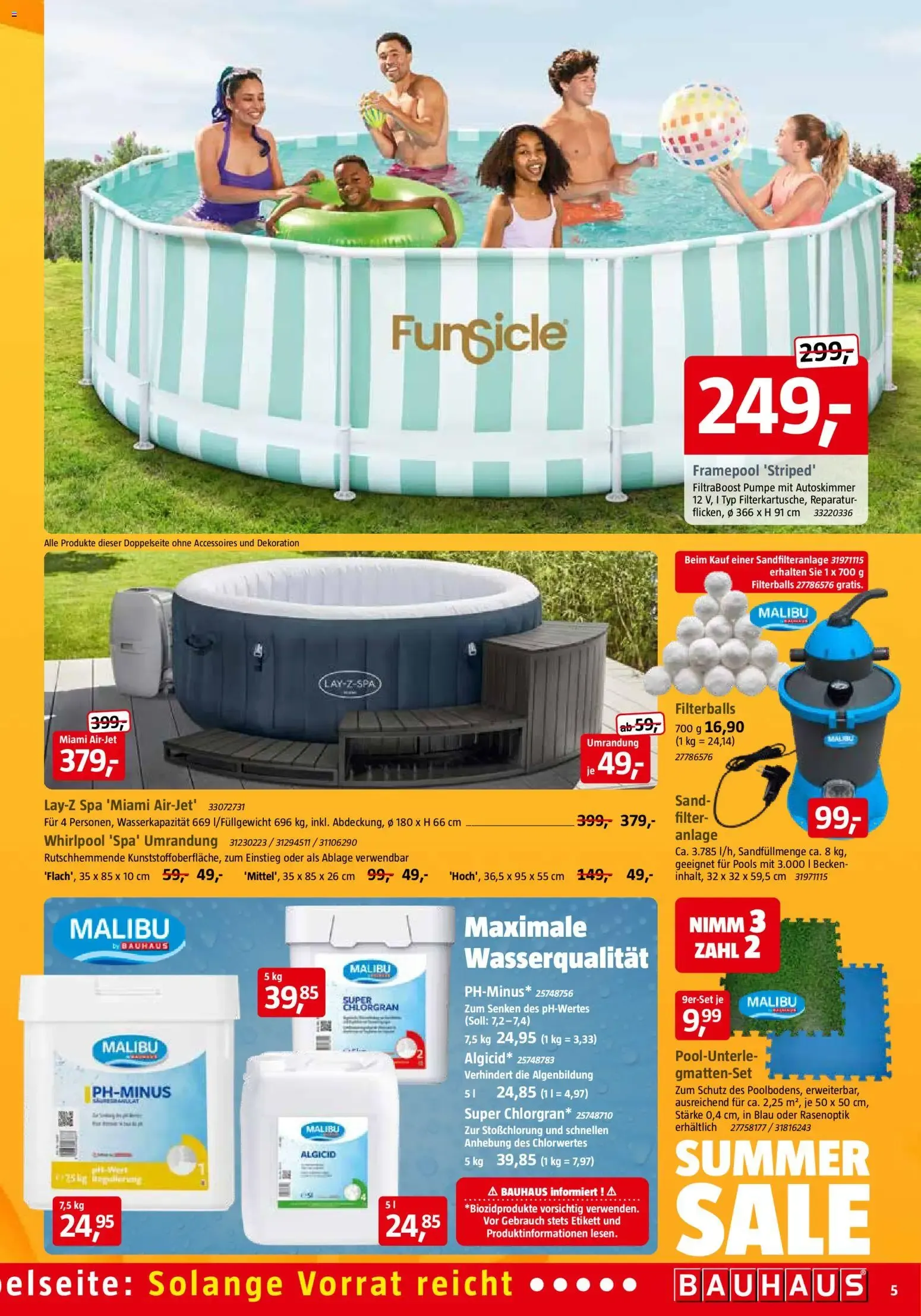Bauhaus Summer Sale von 18. Juli bis 1. August 2026 - Prospekt seite 5